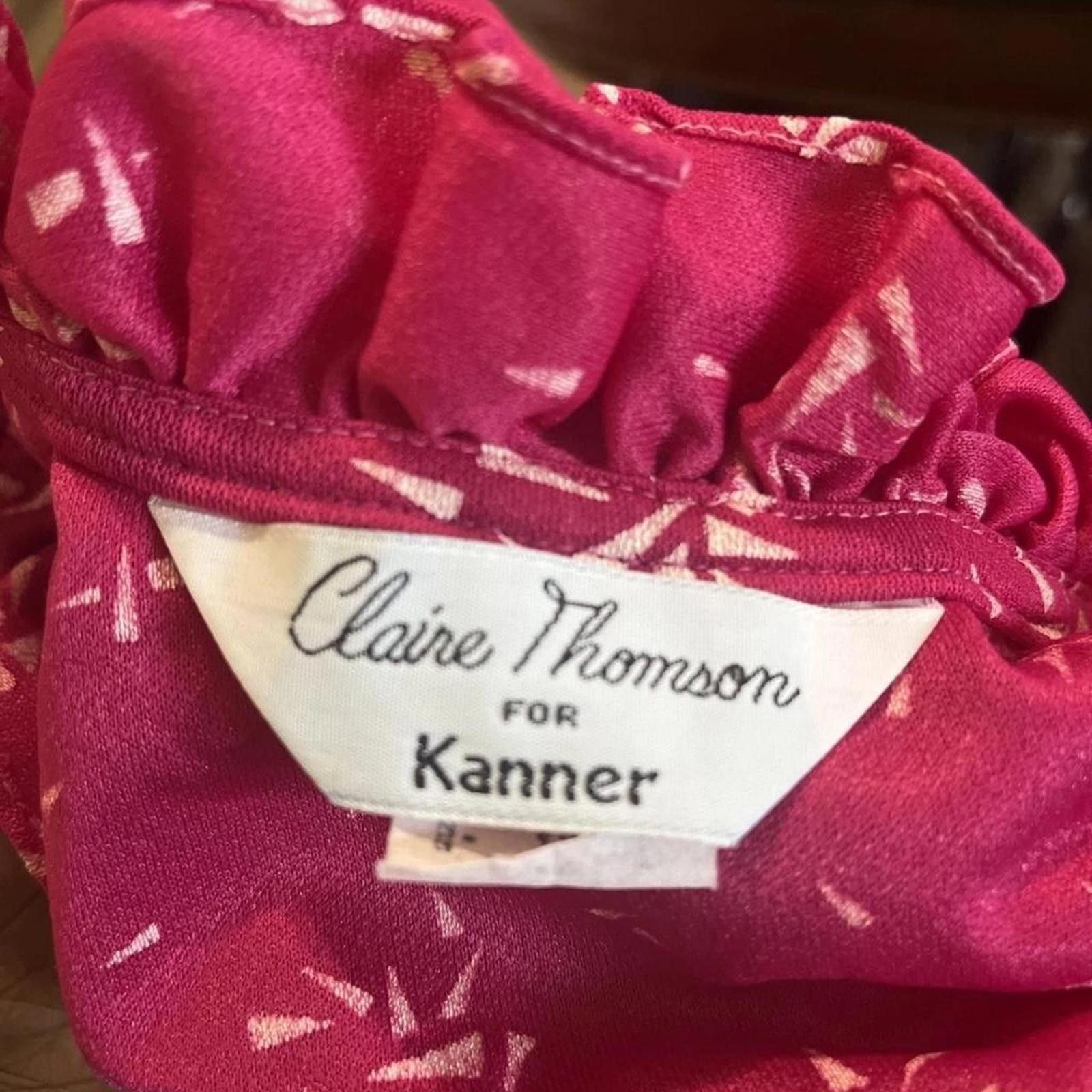 Other VINTAGE Claire Thomson for Kanner small semi sheer dress. Size S / US 4 / IT 40 - 3 Thumbnail