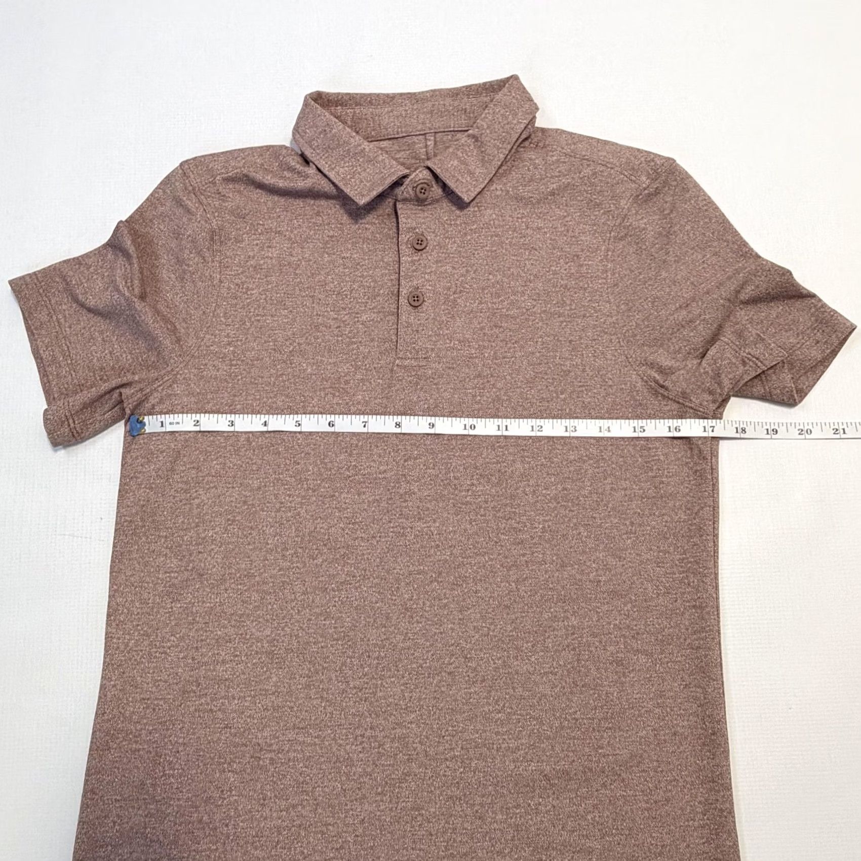 Lululemon Lululemon Polo Shirt Mens Small Brown Short Sleeve Athletic Golf Performance Shirt Casual Activewear Polo Mens S Brown Sports Size US S / EU 44-46 / 1 - 4 Thumbnail