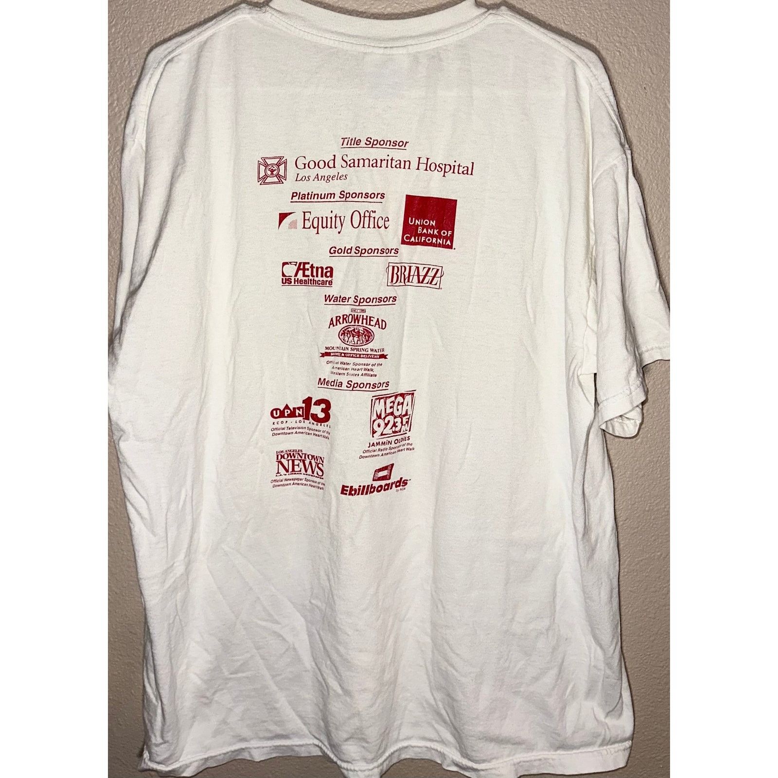 Gildan 🫀 90s American Heart Walk Tee (Gildan Ultra Cotton) XL Size US XL / EU 56 / 4 - 2 Thumbnail