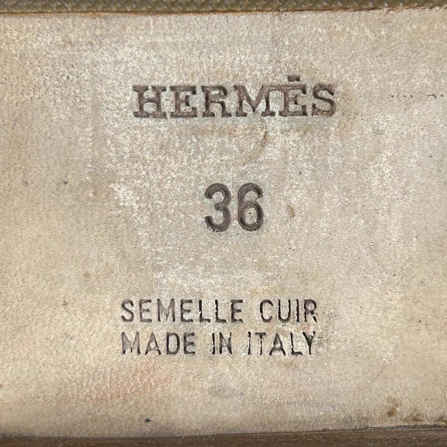 Hermes Hermes White Classic H Slide 36 Size US 5.5 / IT 35.5 - 7 Thumbnail