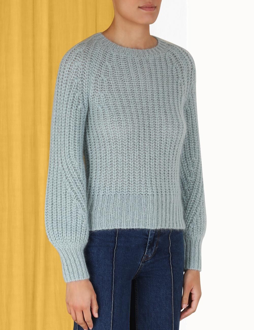 Zimmermann oc11z0425 Luminosity Raglan Sweater in Green Size L / US 10 / IT 46 - 6 Thumbnail