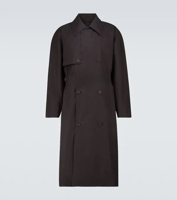 The Row The Row Mens Omar Trench Coat in Brown Medium Size US M / EU 48-50 / 2 - 1 Thumbnail