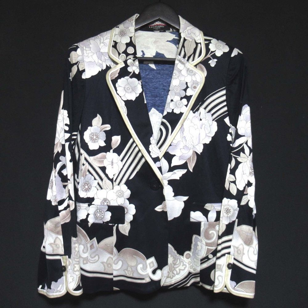 Other Leonard LEONARD FASHION Flower Print Tailored Jacket Textile Outerwear DUTY FREE for USA Size ONE SIZE - 1 Thumbnail