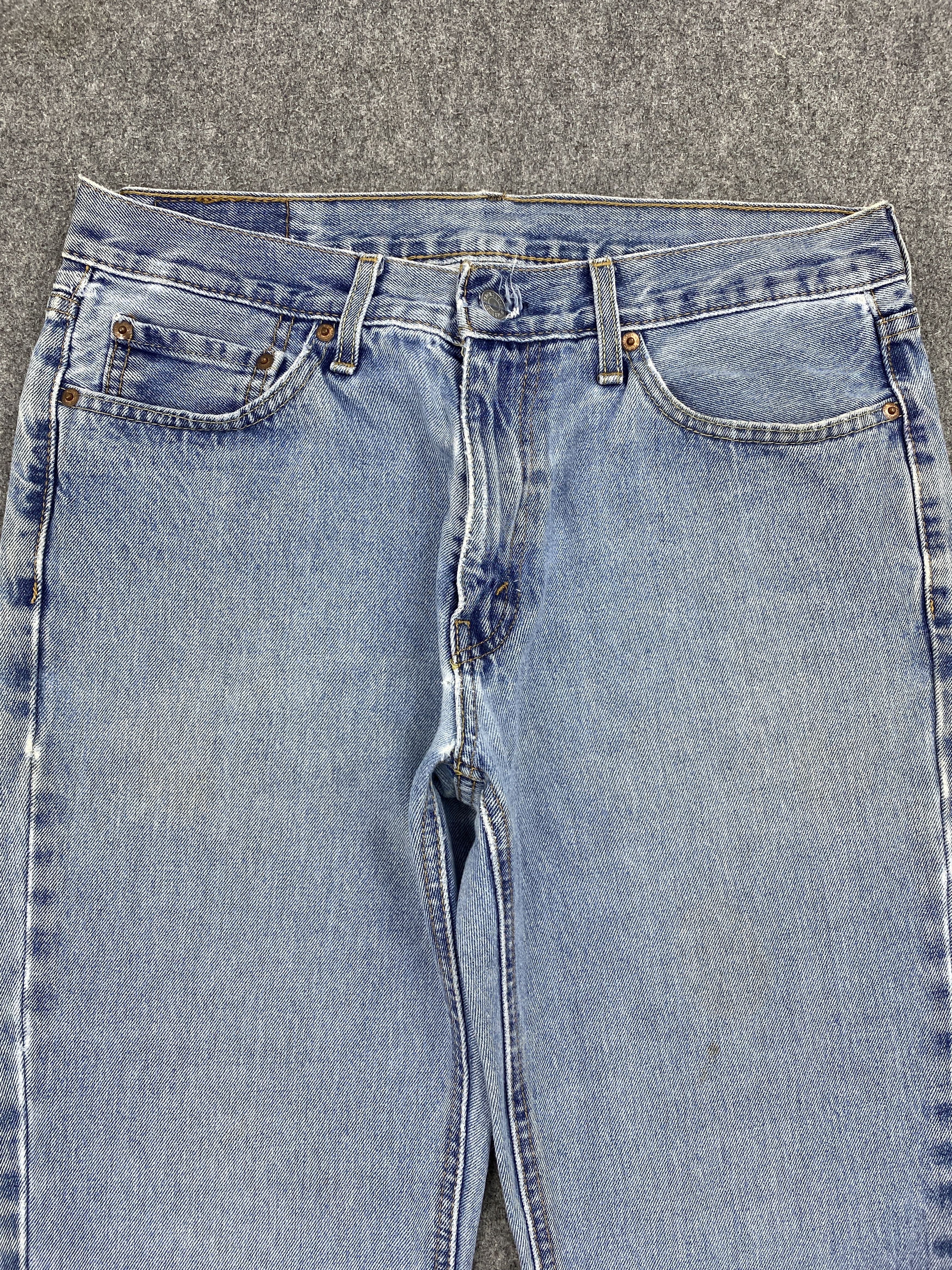Levi's × Vintage Vintage Levis 541 Light Blue Washed Jeans Size US 34 / EU 50 - 2 Thumbnail