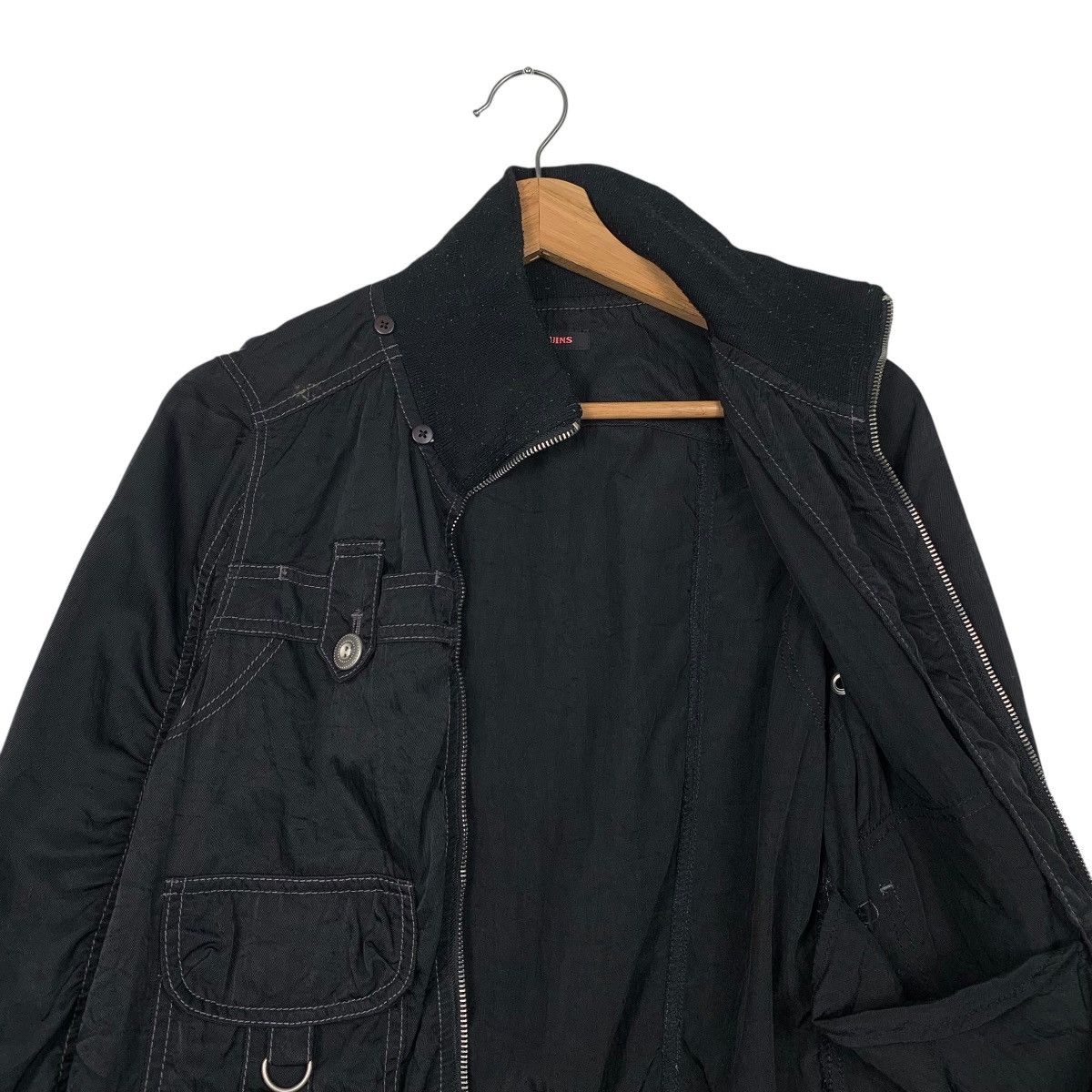 Japanese Brand Algonquins Parachure Punk Bomber Jacket Size US M / EU 48-50 / 2 - 10 Thumbnail