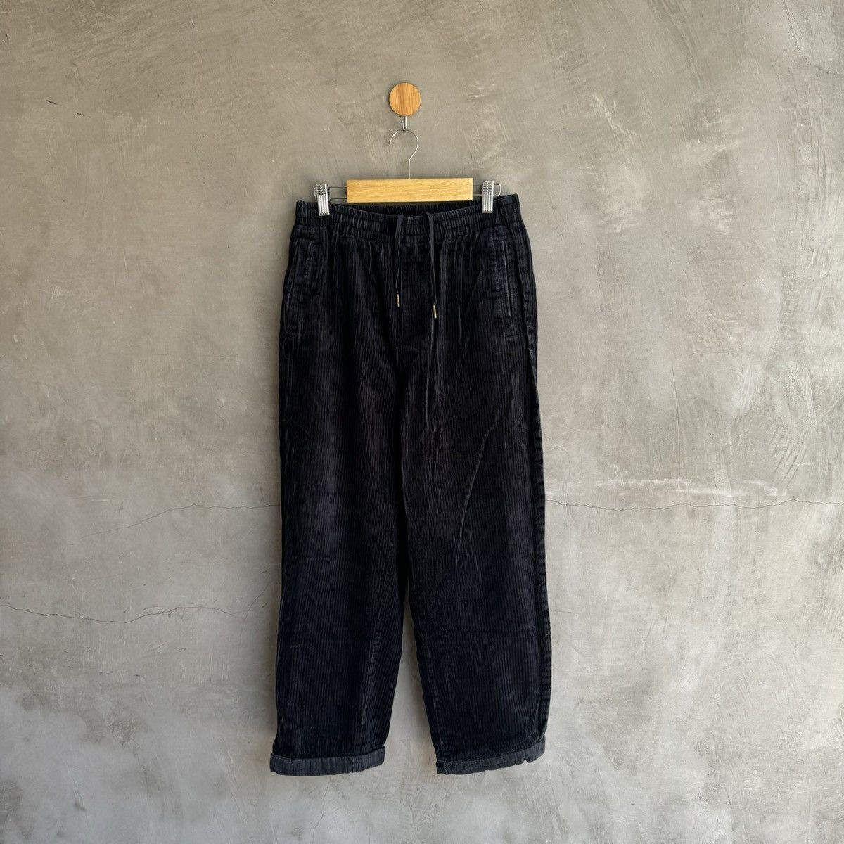 image of Gu x Undercover Corduroy Pants in Black, Men's (Size 30)