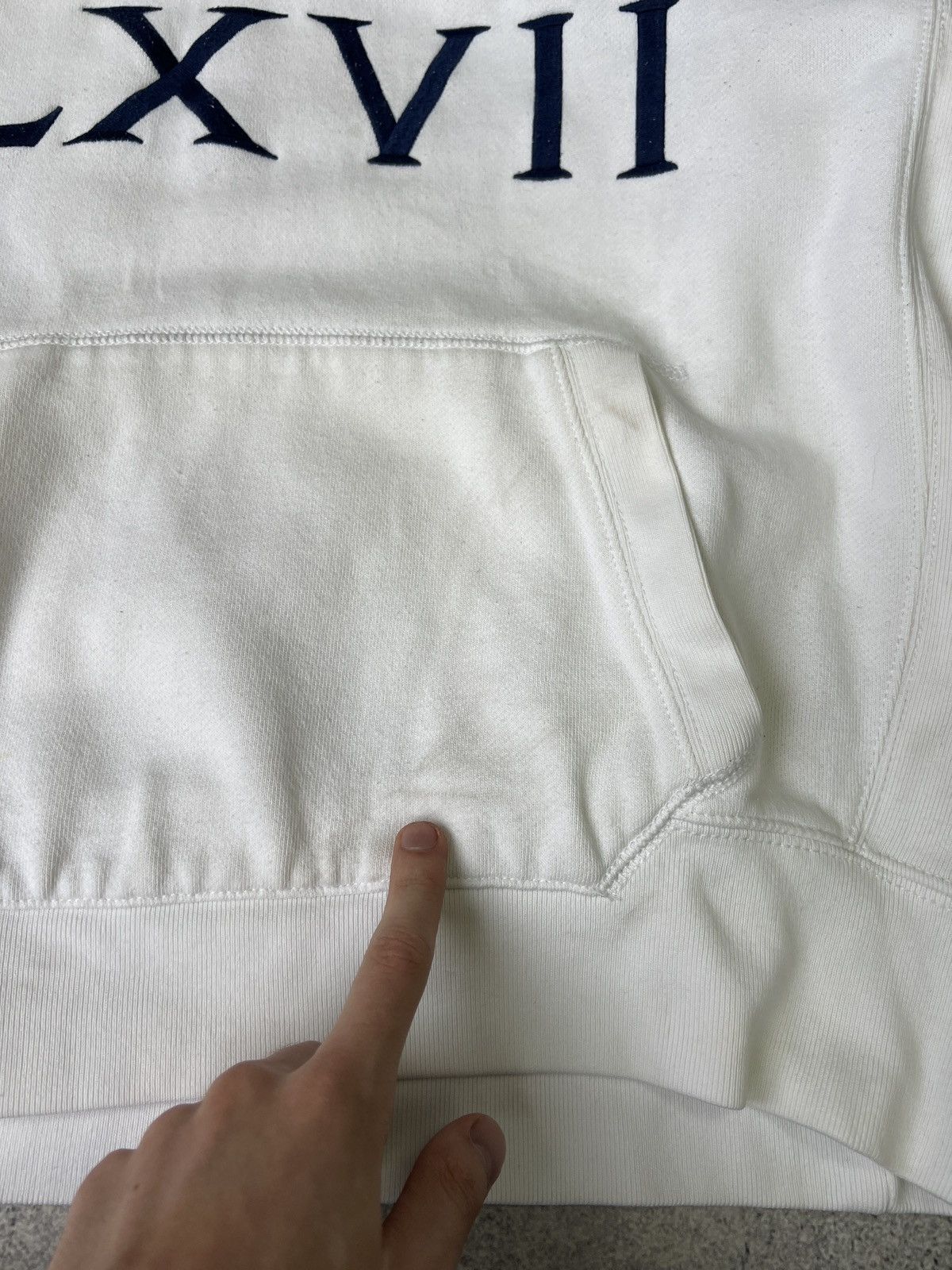 Polo Ralph Lauren × Vintage Vintage Polo Ralph Lauren PRL White Women’s Hoodie 3LXVII Size L / US 10 / IT 46 - 7 Thumbnail