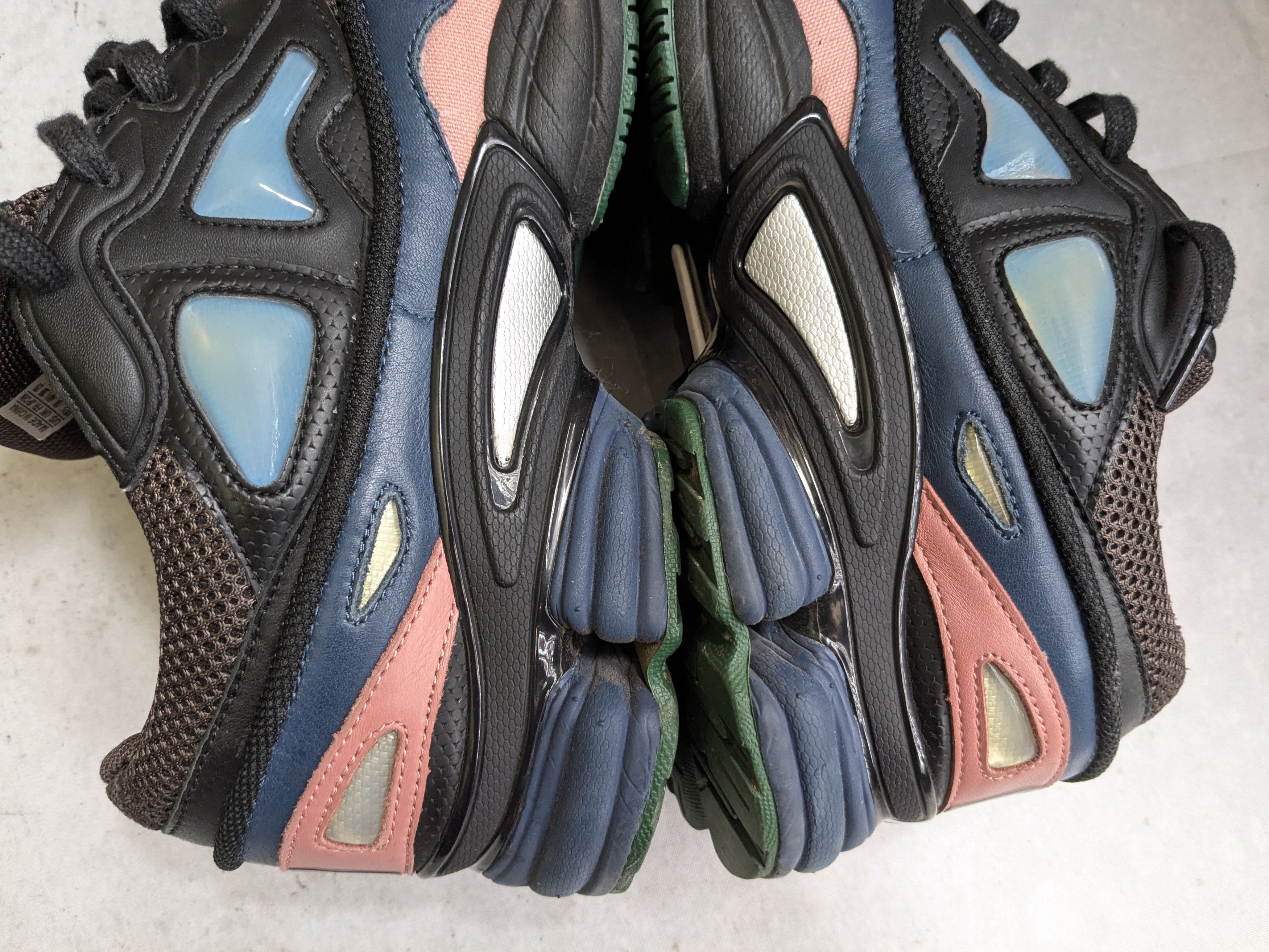 Adidas × Raf Simons Raf Simons Ozweego 2 Black Blue Size US 10.5 / EU 43-44 - 11 Thumbnail