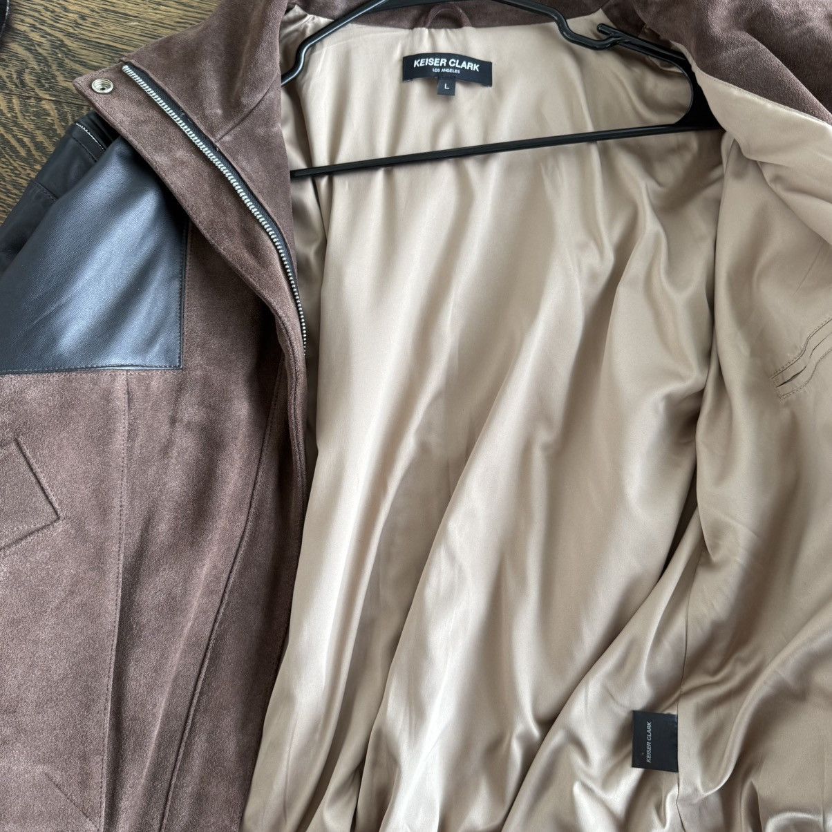 Keiser Clark Keiser Clark Brown Leather Bomber Jacket Size US L / EU 52-54 / 3 - 7 Thumbnail