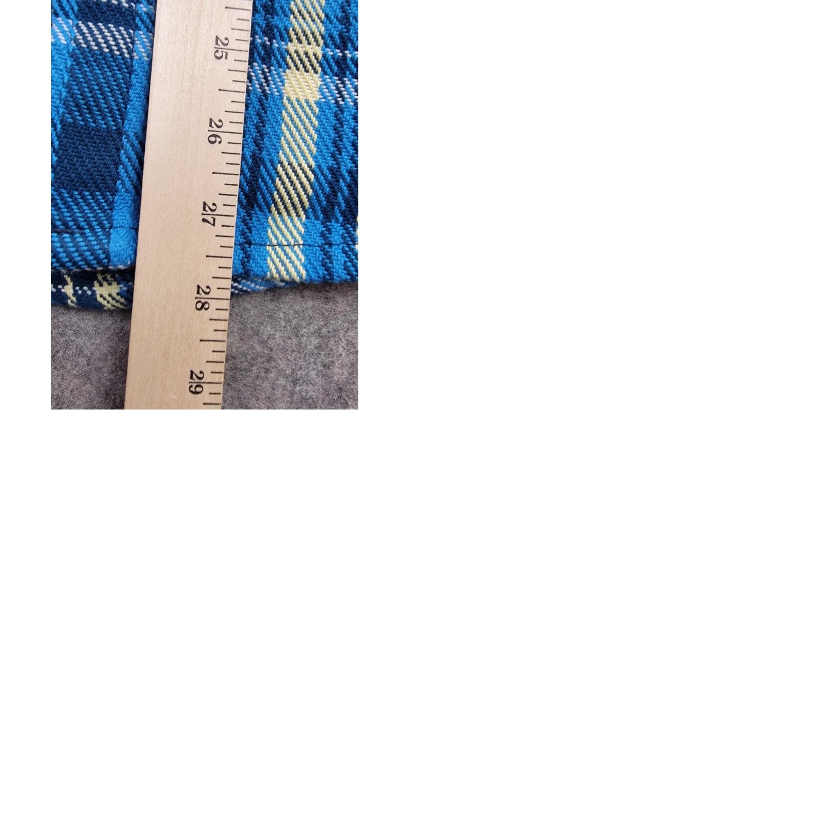 Outerknown Outerknown Shirt Mens Small Blue Yellow Plaid Blanket Flannel Organic Cotton Button-Up Casual Workwear Size US S / EU 44-46 / 1 - 9 Thumbnail