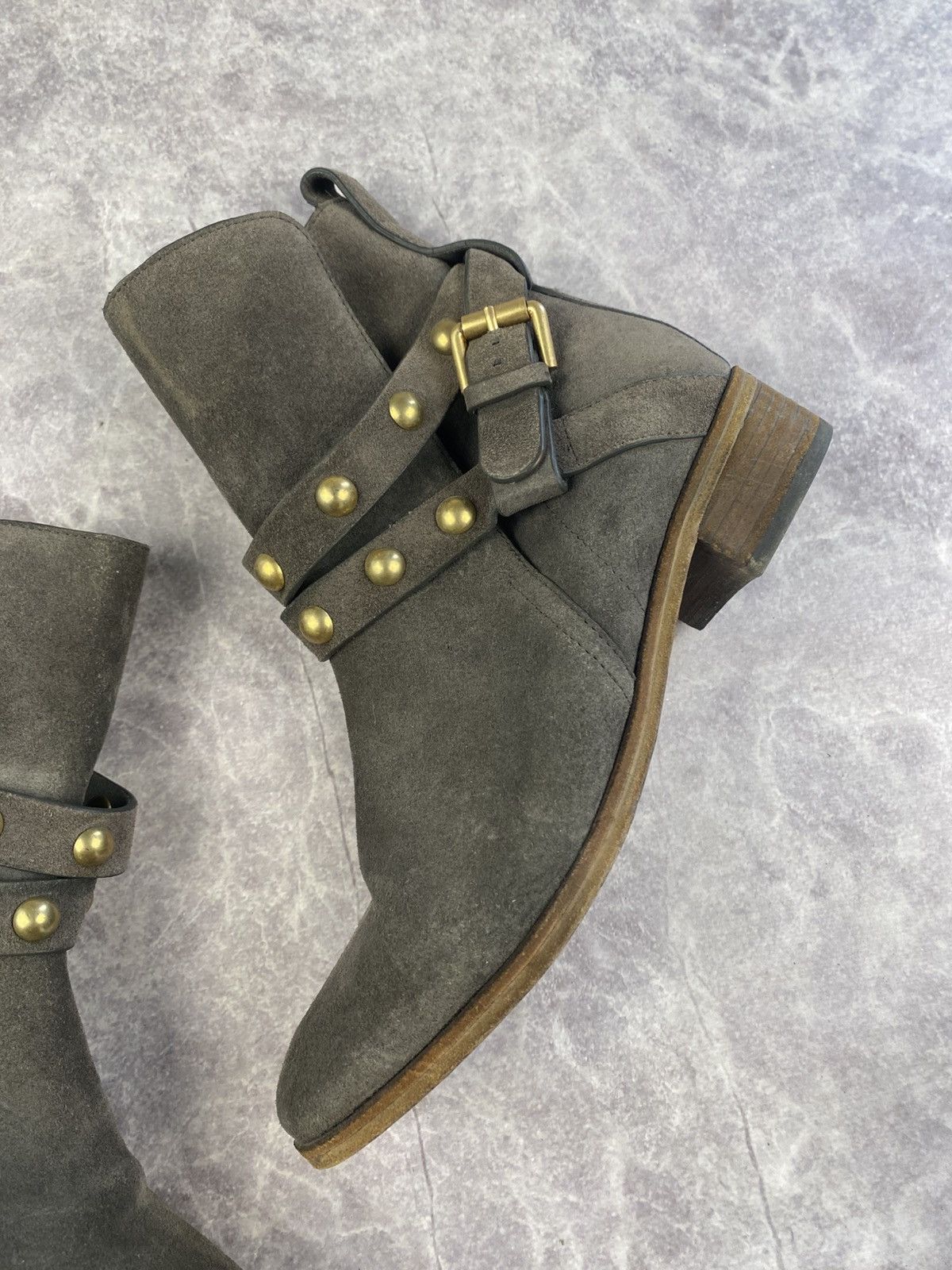 See by Chloe See by Chloe Luxury Suede Boots With Metal Studded Size: 37 Size US 7 / IT 37 - 3 Thumbnail