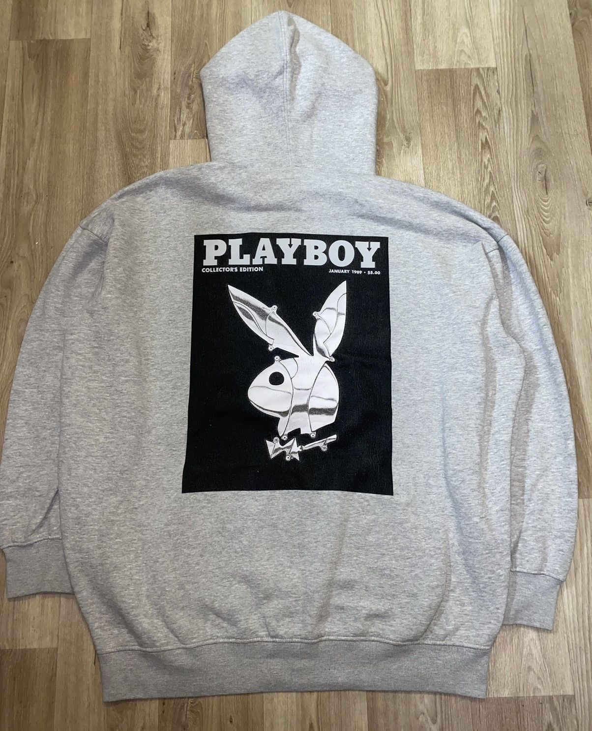 Playboy × Vintage Hoodies Playboy Back Big Print Size US XL / EU 56 / 4 - 1 Thumbnail