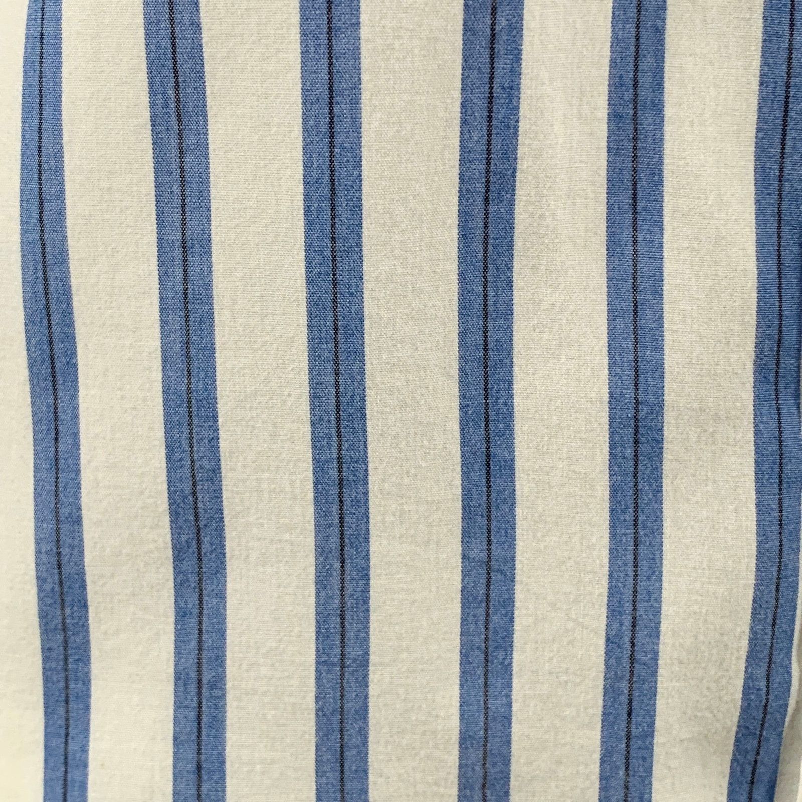 Equipment EQUIPMENT Blue White Cotton Stripe Button Down Collar Shirt Size L / US 10 / IT 46 - 2 Thumbnail