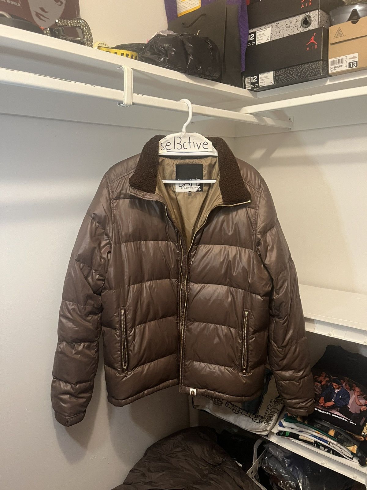 Bape Vintage Nigo Era Bape A Bathing Ape Down Puffer Jacket Size US XL / EU 56 / 4 - 1 Thumbnail