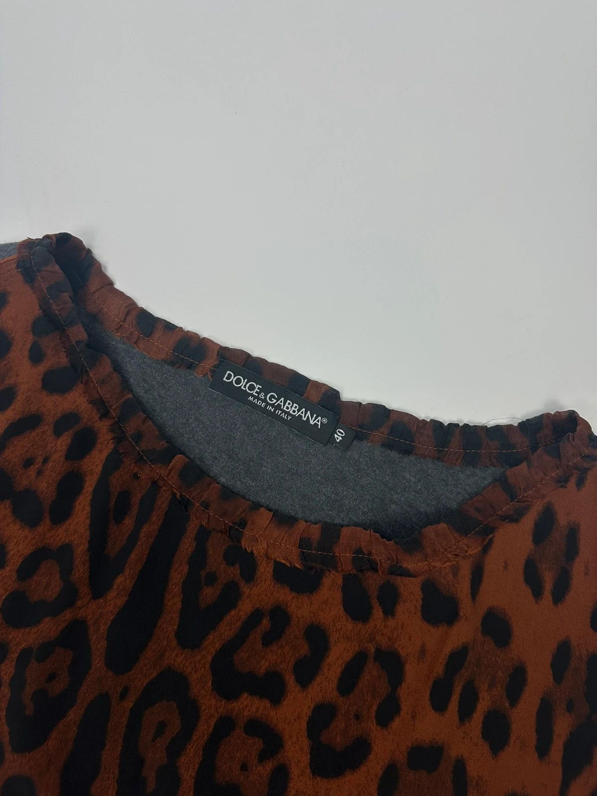 Dolce & Gabbana Dolce Gabbana 00’s Leopard Top Tank Top Silk Size M / US 6-8 / IT 42-44 - 2 Thumbnail