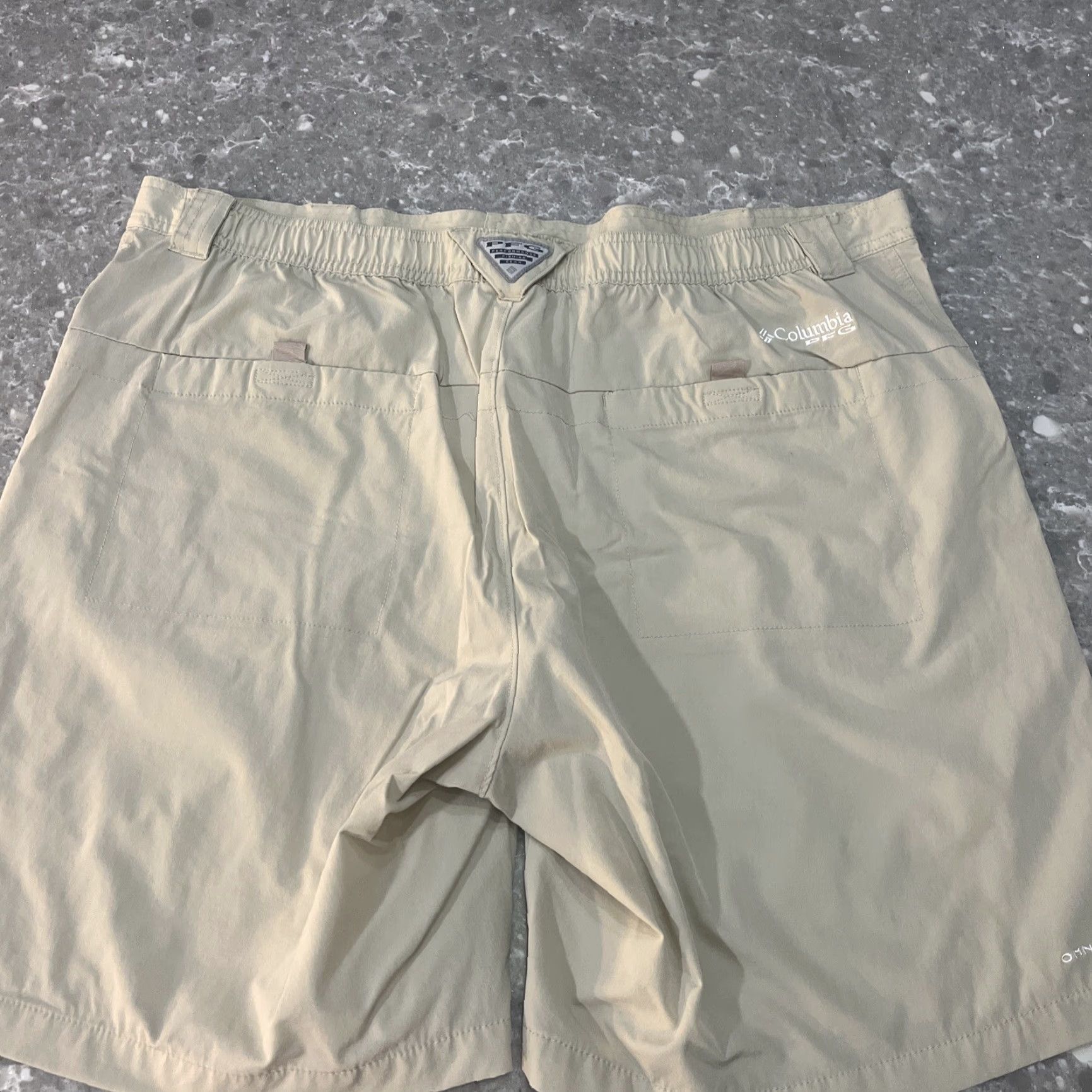 Vintage Columbia PFG Shorts Mens XL Brown 8" Inseam Pockets Outdoor Casual Logo NYLON Bre breathable Pockets (8") Size US 36 / EU 52 - 6 Thumbnail