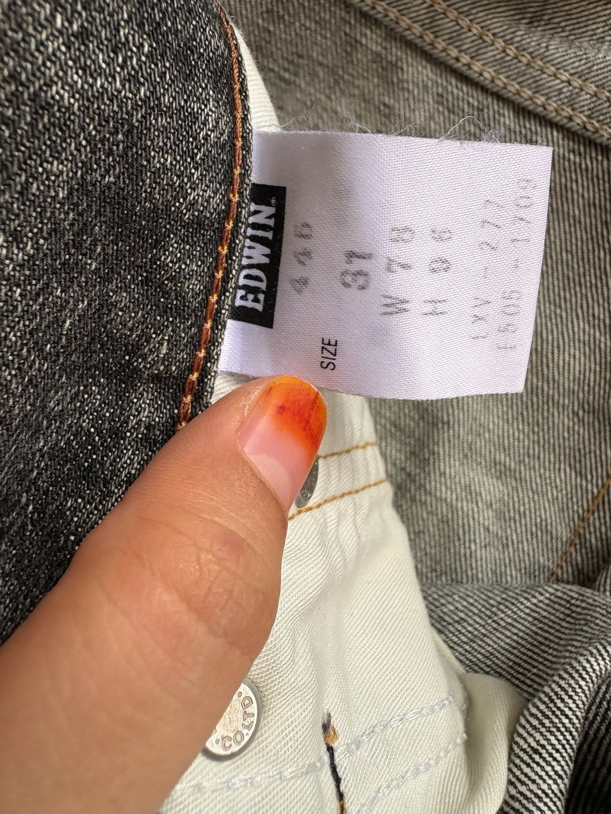 Edwin × Japanese Brand × Kapital Exclusive Vintage Edwin Mud Wash Distressed Rip Baggy Jean Size US 30 / EU 46 - 10 Thumbnail