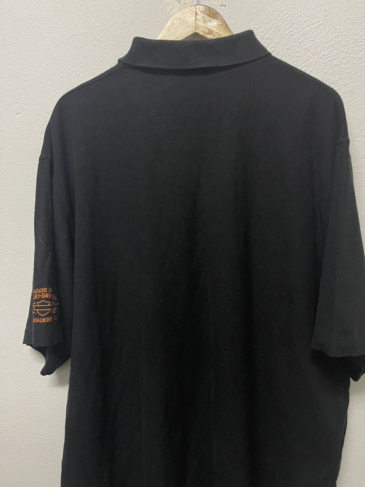 Harley Davidson 90s HARLEY DAVIDSON MILWAUKEE POLO SHIRT Size US XXL / EU 58 / 5 - 11 Thumbnail