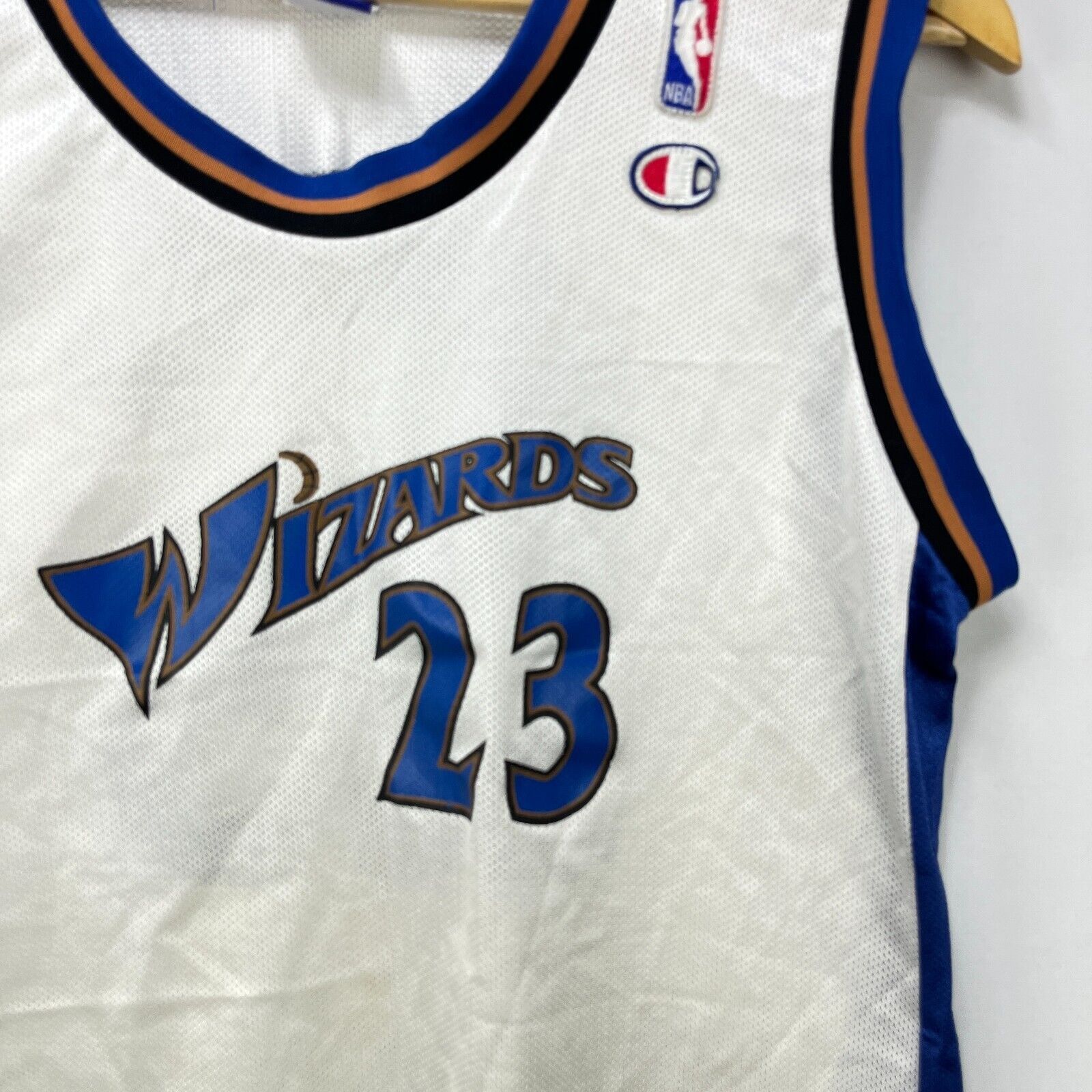 Champion × Vintage Vintage Champion Michael Jordan Wizards Jersey Youth Large Size US L / EU 52-54 / 3 - 3 Thumbnail