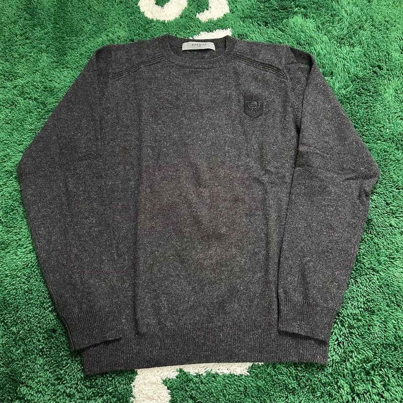 Givenchy Givenchy Shield Logo Wool Sweater - dmc Size US L / EU 52-54 / 3 - 1 Thumbnail