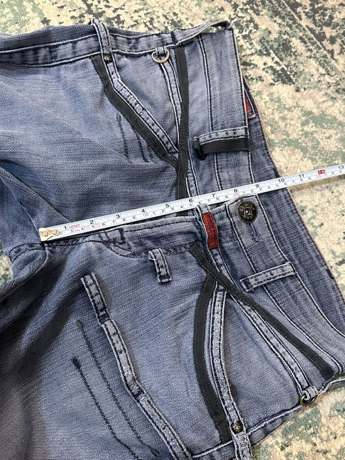 Marithe + Francois Girbaud Marithe Francois Girbaud Utility Denim Pant Size US 31 - 12 Thumbnail