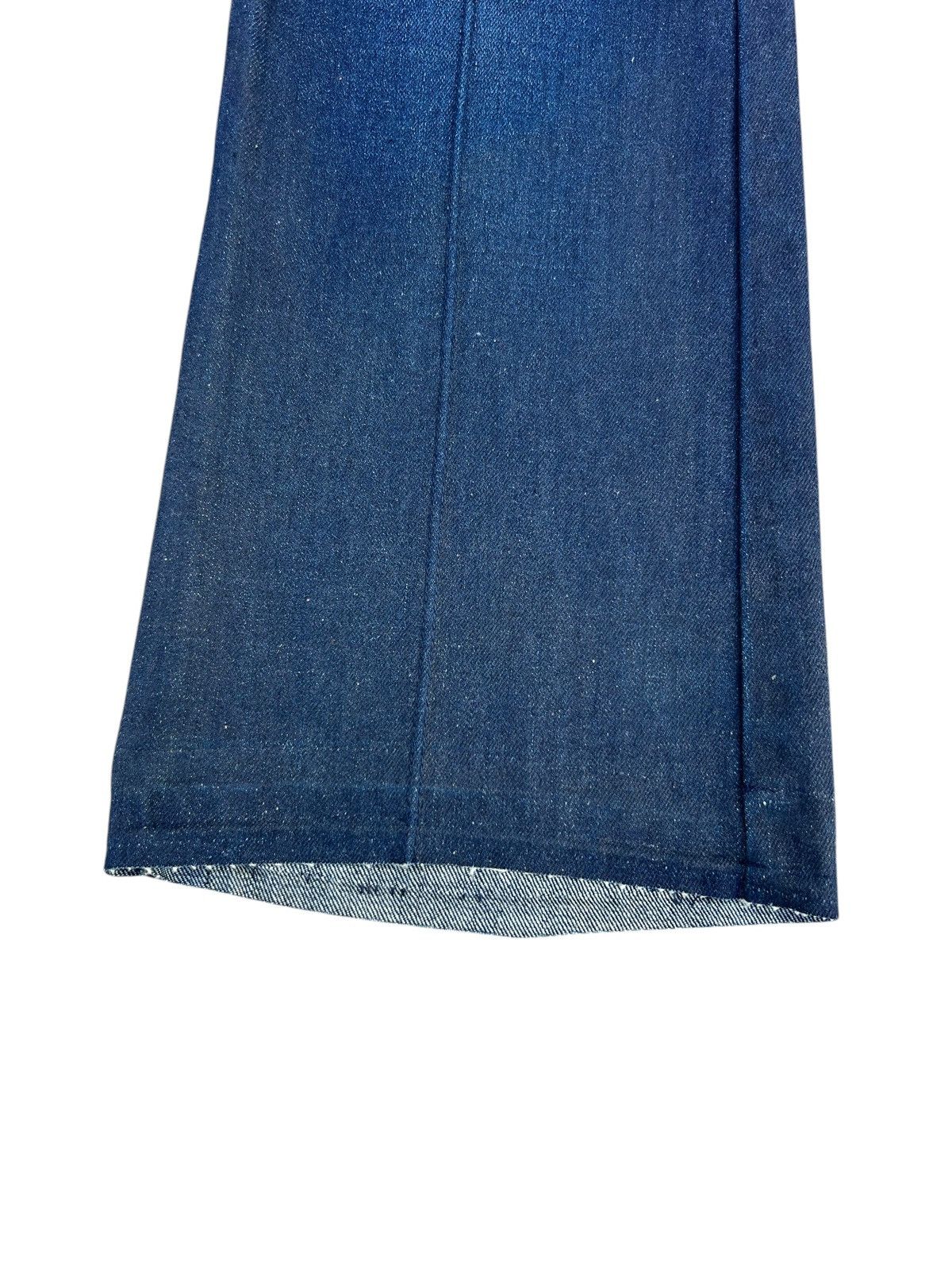 Boycott × Japanese Brand Vintage Boycott Japan Side Strap Waxed Denim Bootcut Jeans Size US 30 / EU 46 - 7 Thumbnail
