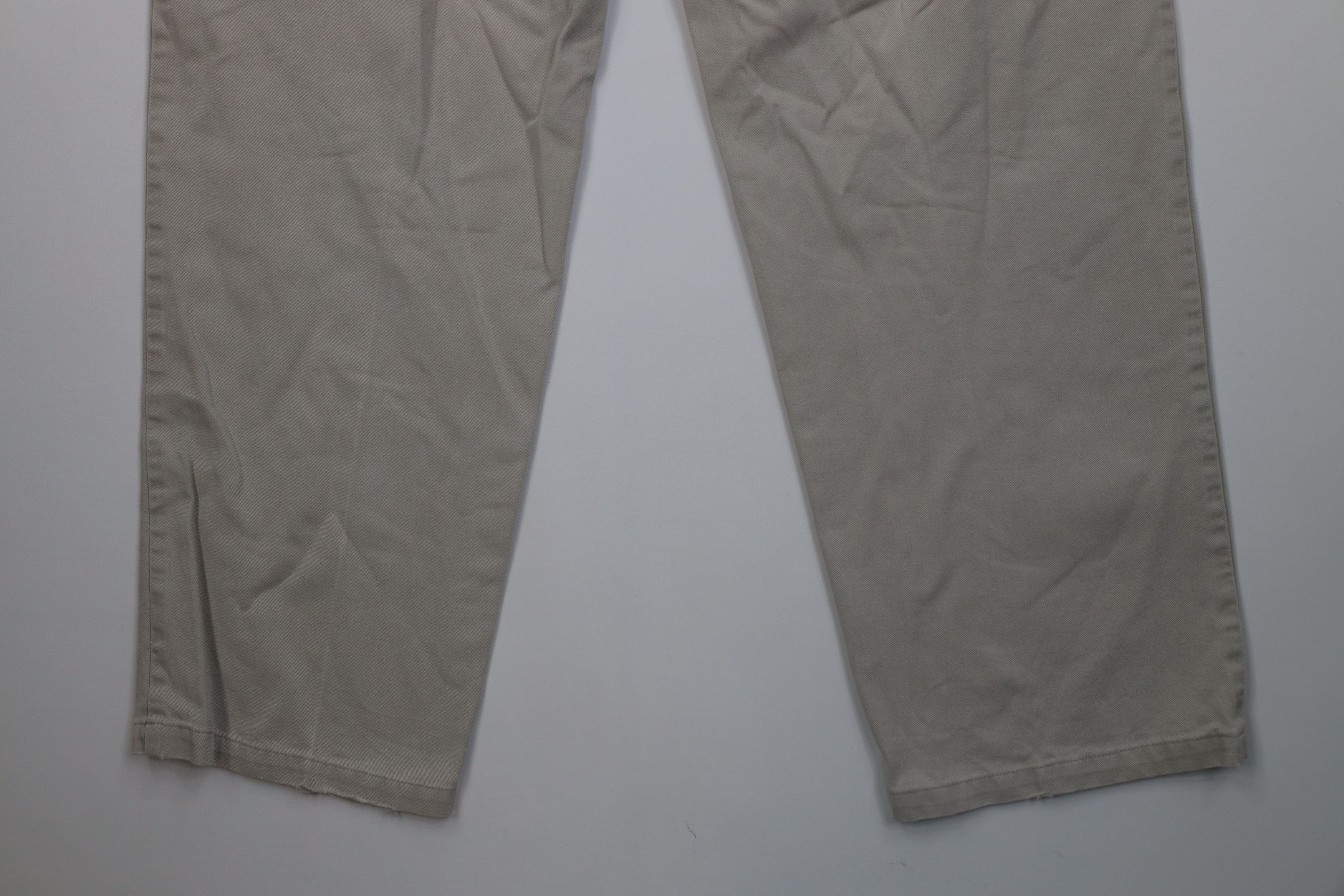 Ralph Lauren Vintage 90s Ralph Lauren Wide Leg Chino Pants Beige Cotton Size US 34 / EU 50 - 12 Thumbnail