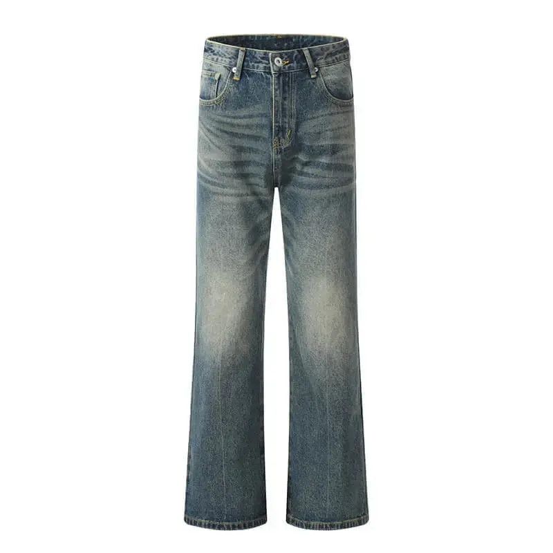 Japanese Brand Retro loose high street straight leg jeans Size US 32 / EU 48 - 5 Thumbnail