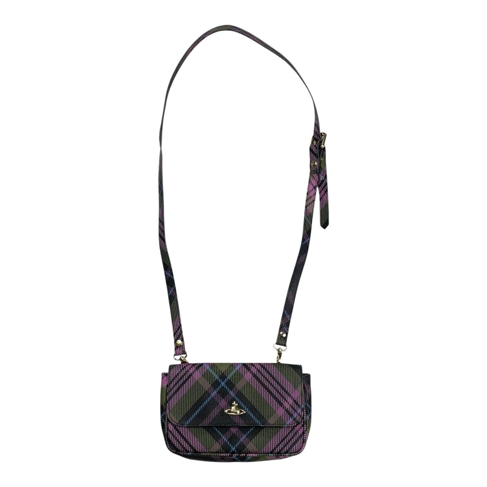 Vivienne Westwood Vivienne Westwood Tartan Crossbody Bag Shoulder Check Clutch Size ONE SIZE - 1 Thumbnail
