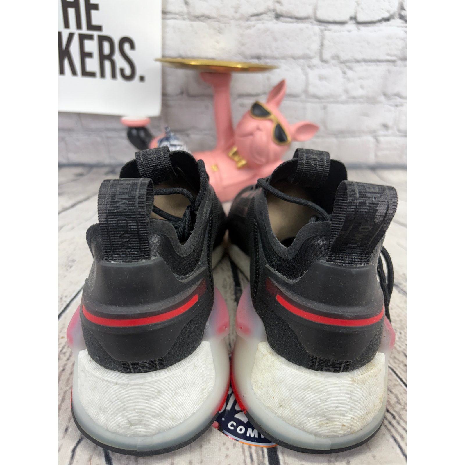 Adidas Adidas NMD R1 V3 Boost Sneaker Mens 12 Black Shoe WORN 1X Size US 12 / EU 45 - 4 Thumbnail