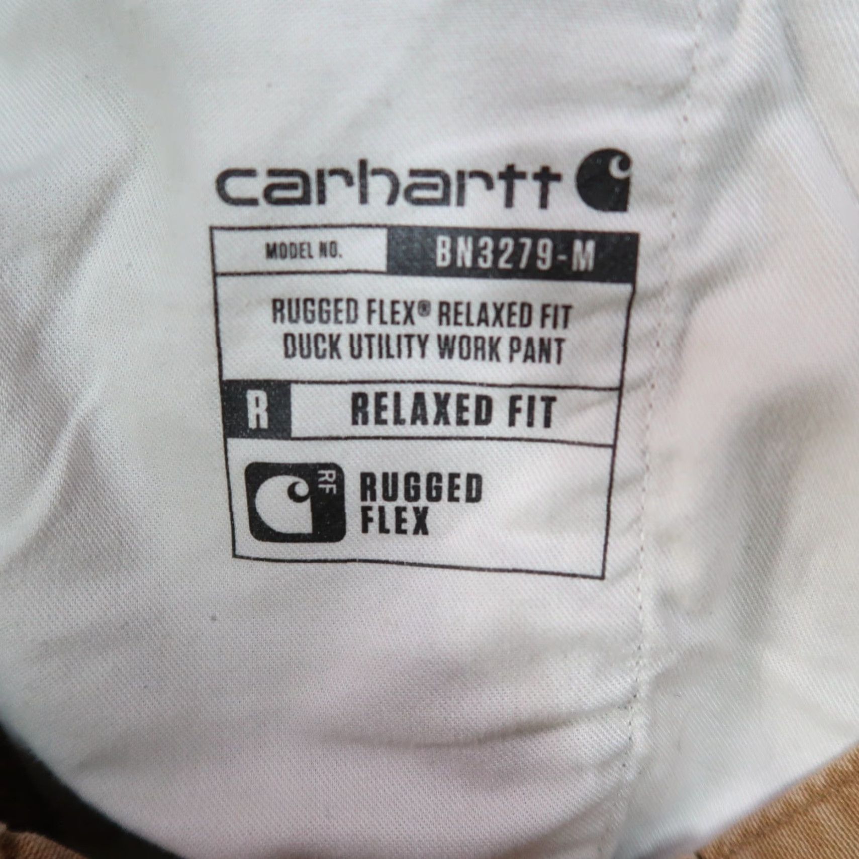 Carhartt VINTAGE Carhartt Relaxed Duck utility work Pants Men 36x32 Beige Rugged Flex Size US 36 / EU 52 - 5 Thumbnail