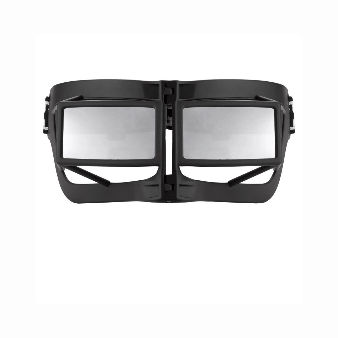 KTZ × Vintage KTZ Sunglasses Shield Mask Matte Black and Silver Size ONE SIZE - 2 Thumbnail