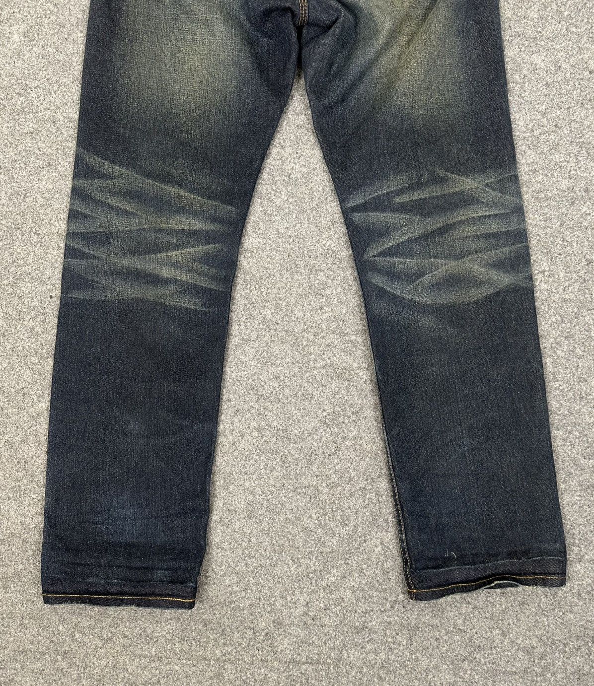 Levi's × Vintage Levi’s- Vintage 501 Buckley Back Indigo Big E Selvedge Jeans Size US 32 / EU 48 - 11 Thumbnail