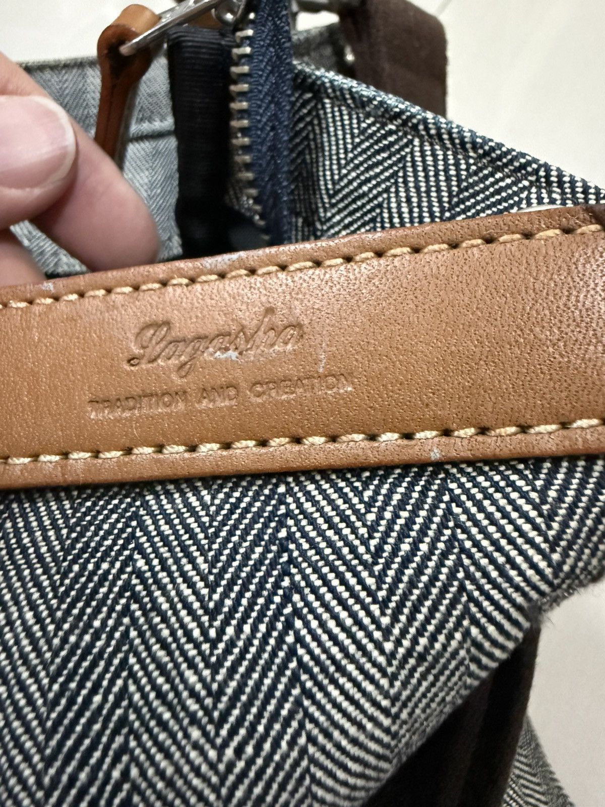 Other Lagasha herringbone leather tote bag Size ONE SIZE - 2 Thumbnail