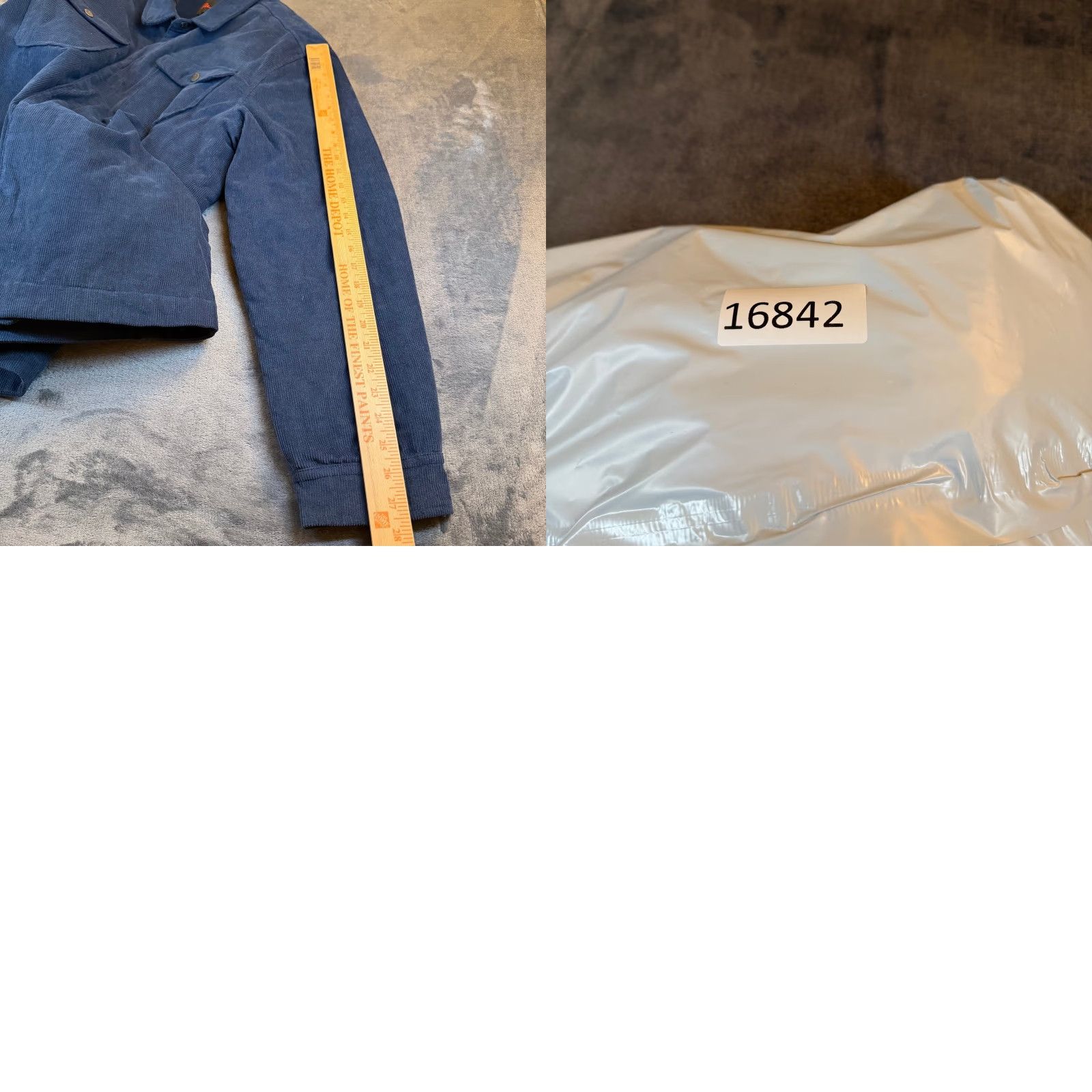 Robert Graham VINTAGE Robert Graham Navy Blue Corduroy Quilted Lined Shirt Jacket Mens 2XL NWT Size US XXL / EU 58 / 5 - 9 Thumbnail