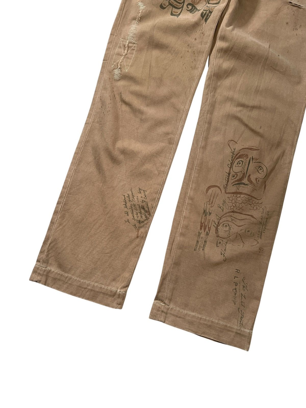 Polo Ralph Lauren Vintage Polo Ralph Lauren ‘Built Well” Printed Chinos Size US 33 - 3 Thumbnail