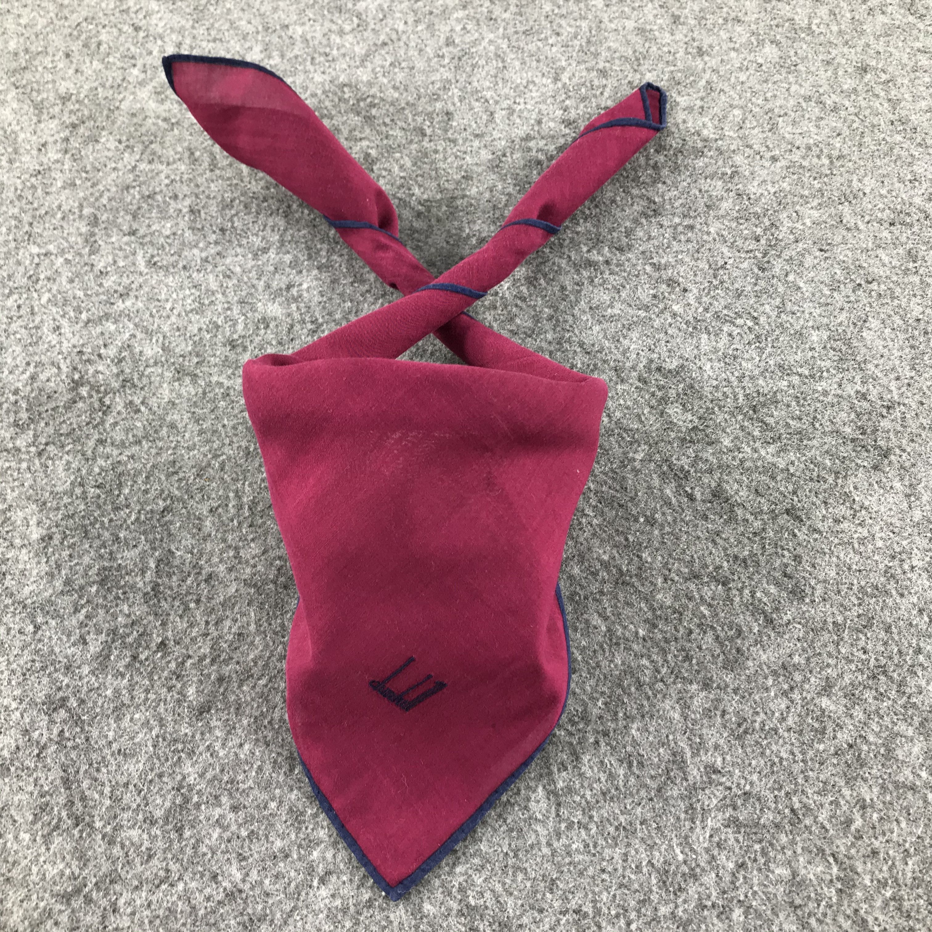 Alfred Dunhill × Vintage Dunhill Handkerchief Neckerchief Bandana SCT097 Size ONE SIZE - 1 Thumbnail