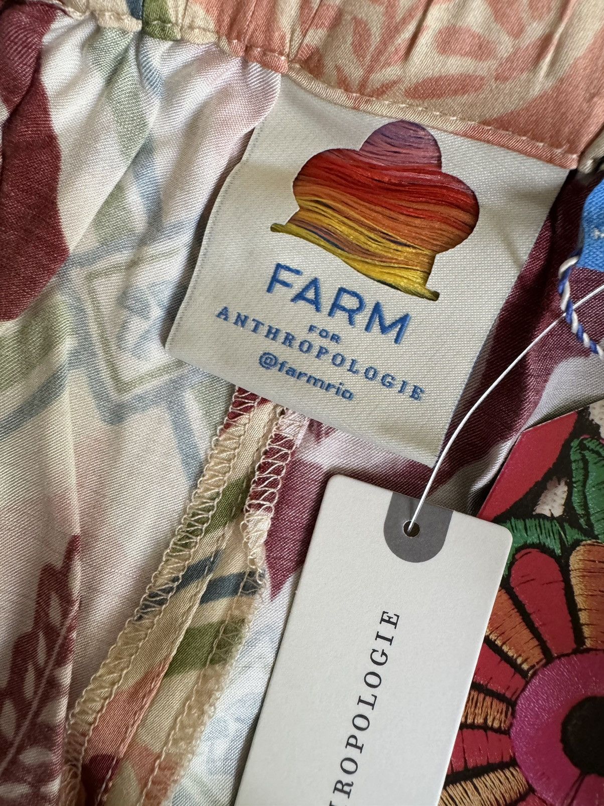 Farm Rio Farm Rio Pineapple Wide-Leg Pants, Size M Size 30" / US 8 / IT 44 - 13 Thumbnail