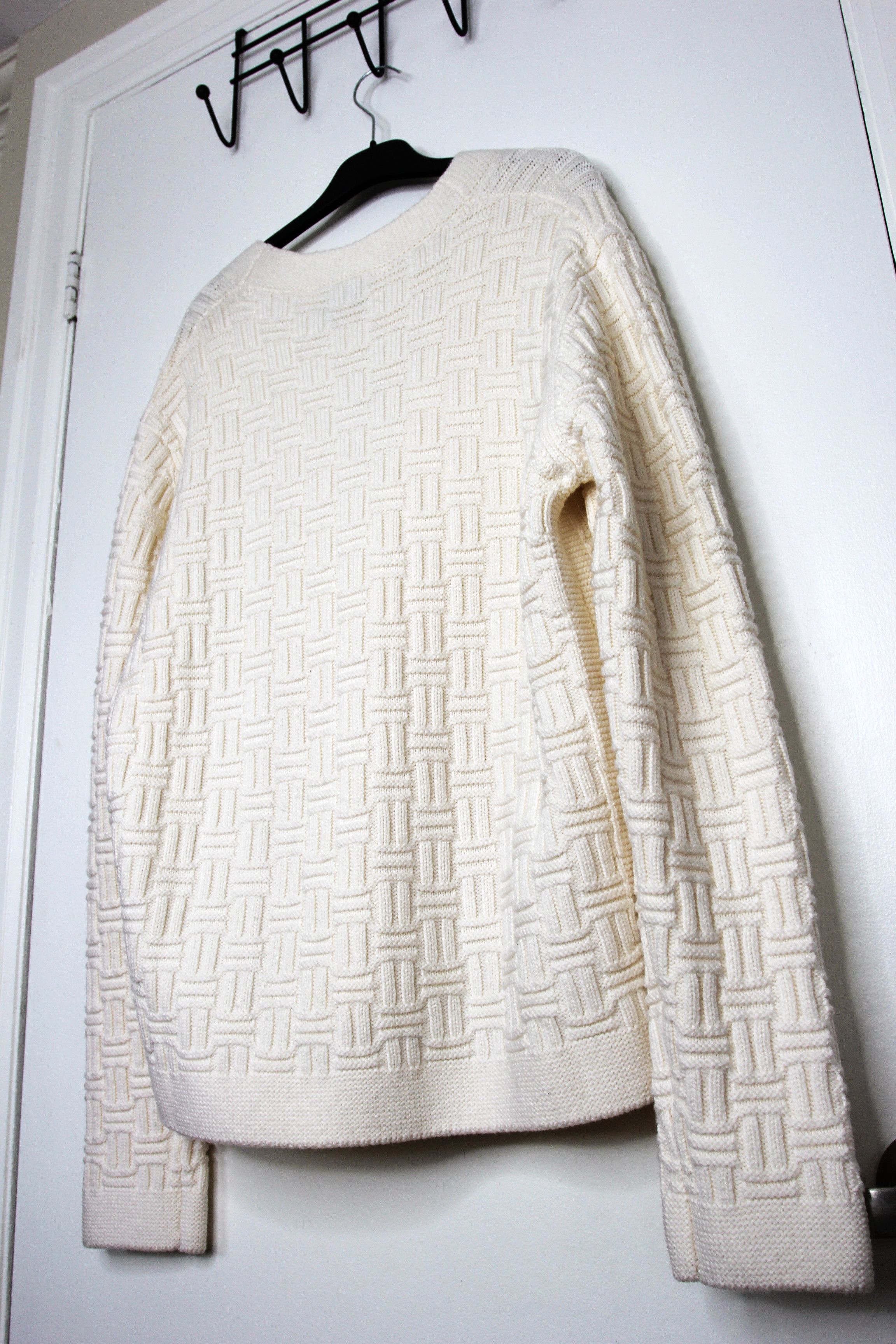 Casablanca BNWT AW24 CASABLANCA MERINO WOOL COLUMN STITCH CARDIGAN L Size US L / EU 52-54 / 3 - 7 Thumbnail