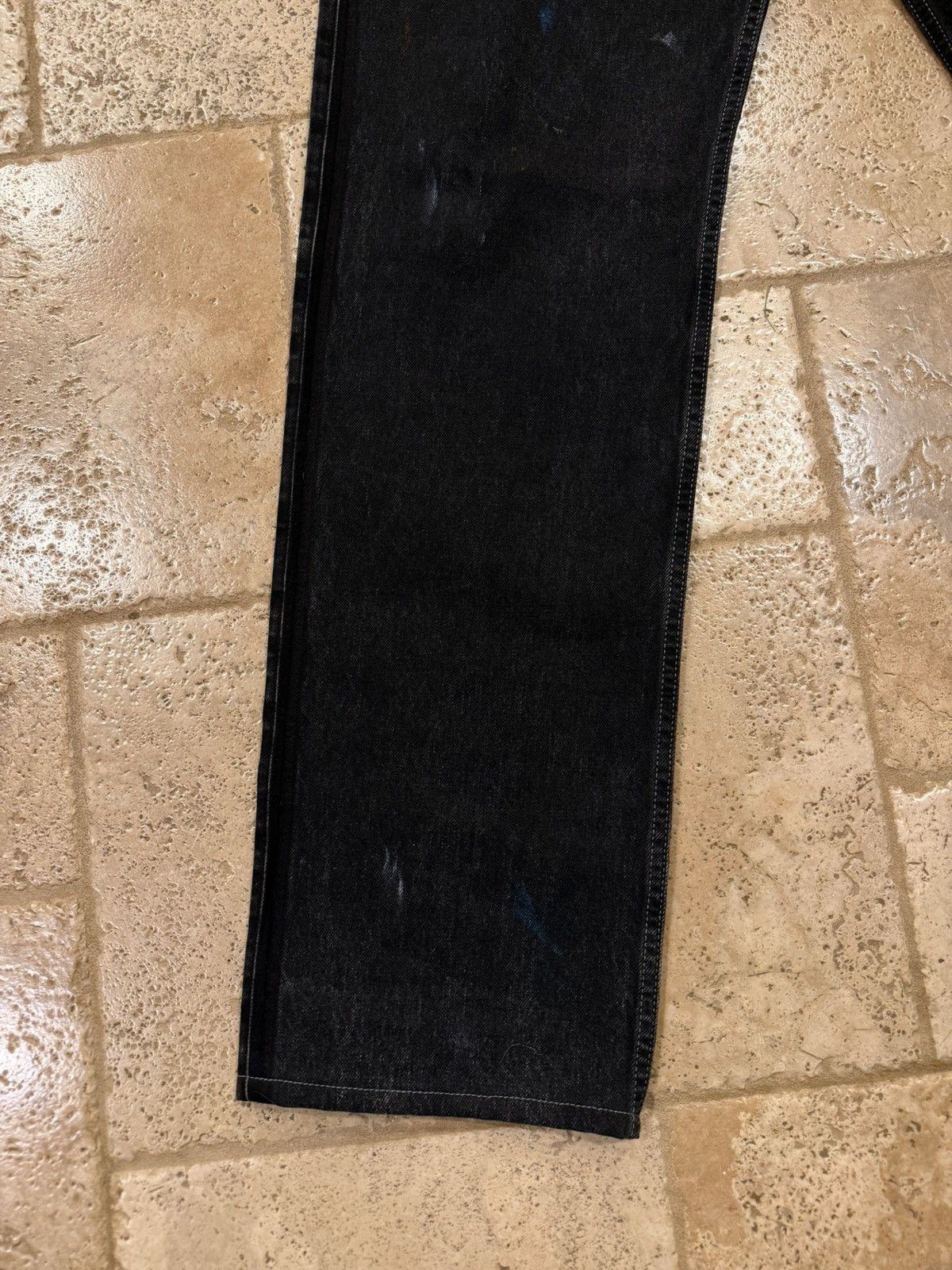 Maison Margiela Maison Margiela 2022 Work Wear Black Painted 3 Pocket Denim Size US 36 / EU 52 - 2 Thumbnail