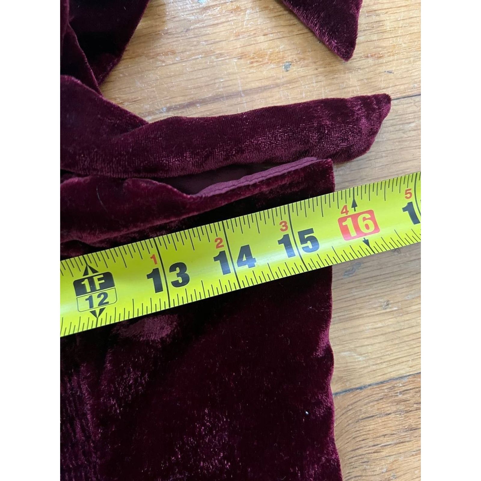 House of Harlow House of Harlow 1960 x Burgundy Velvet Tie Maroon S A001467 Size S / US 4 / IT 40 - 6 Thumbnail