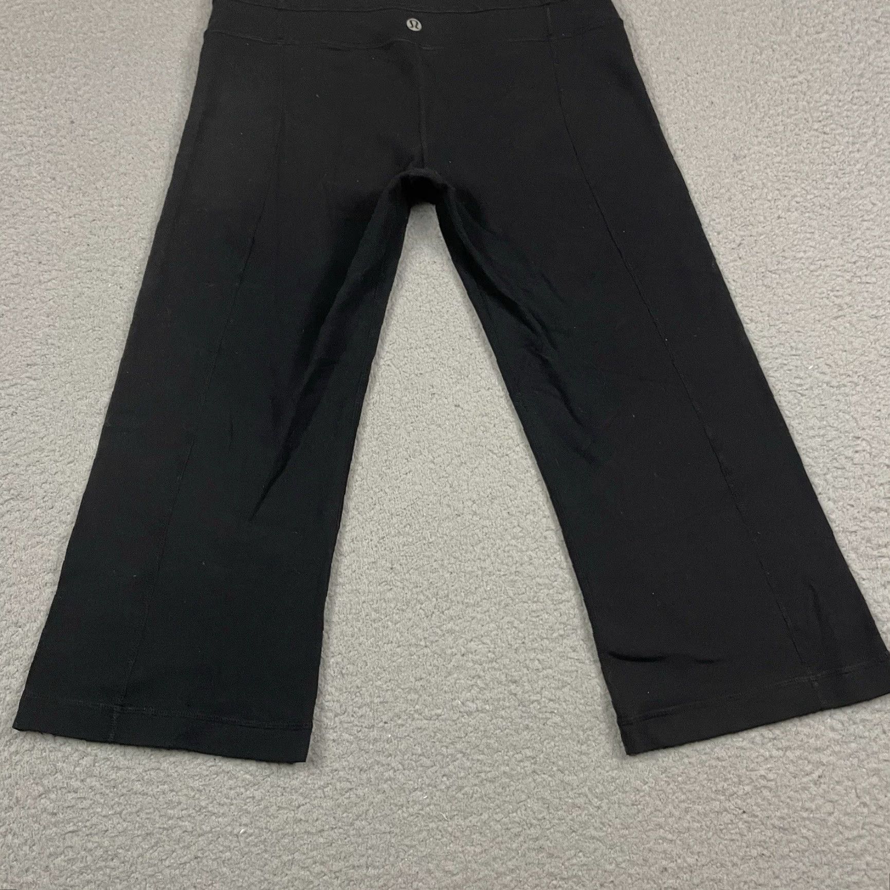 Lululemon Lululemon Pants Womens 6 Black Stretch Capri Crop Activewear Yoga Gym Size 28" / US 6 / IT 42 - 7 Thumbnail