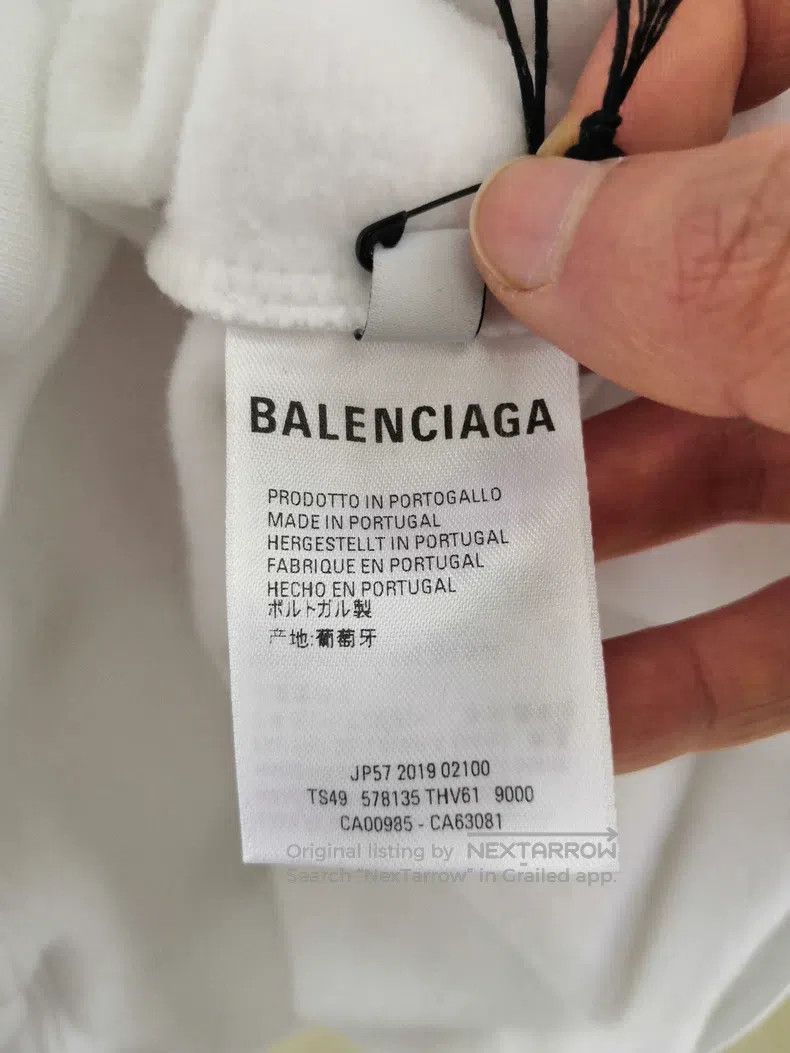 Balenciaga Balenciaga White sweatshirt Size US XS / EU 42 / 0 - 5 Thumbnail