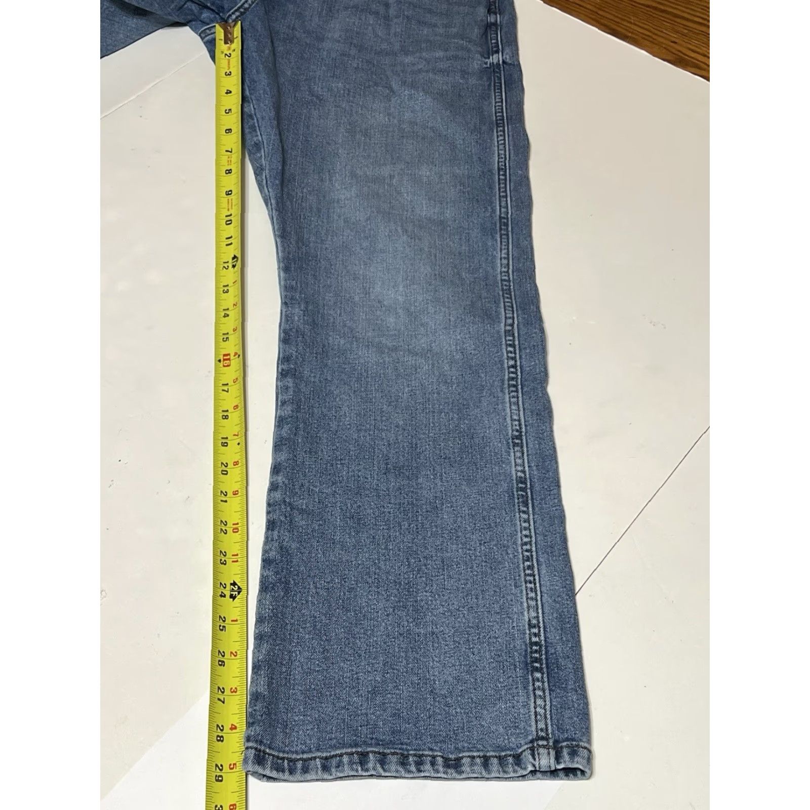 Wrangler Wrangler Retro Jeans Mens Boots Cut 32X29 Blue Denim Western Cowboy Relaxed Bootcut Size US 32 / EU 48 - 5 Thumbnail