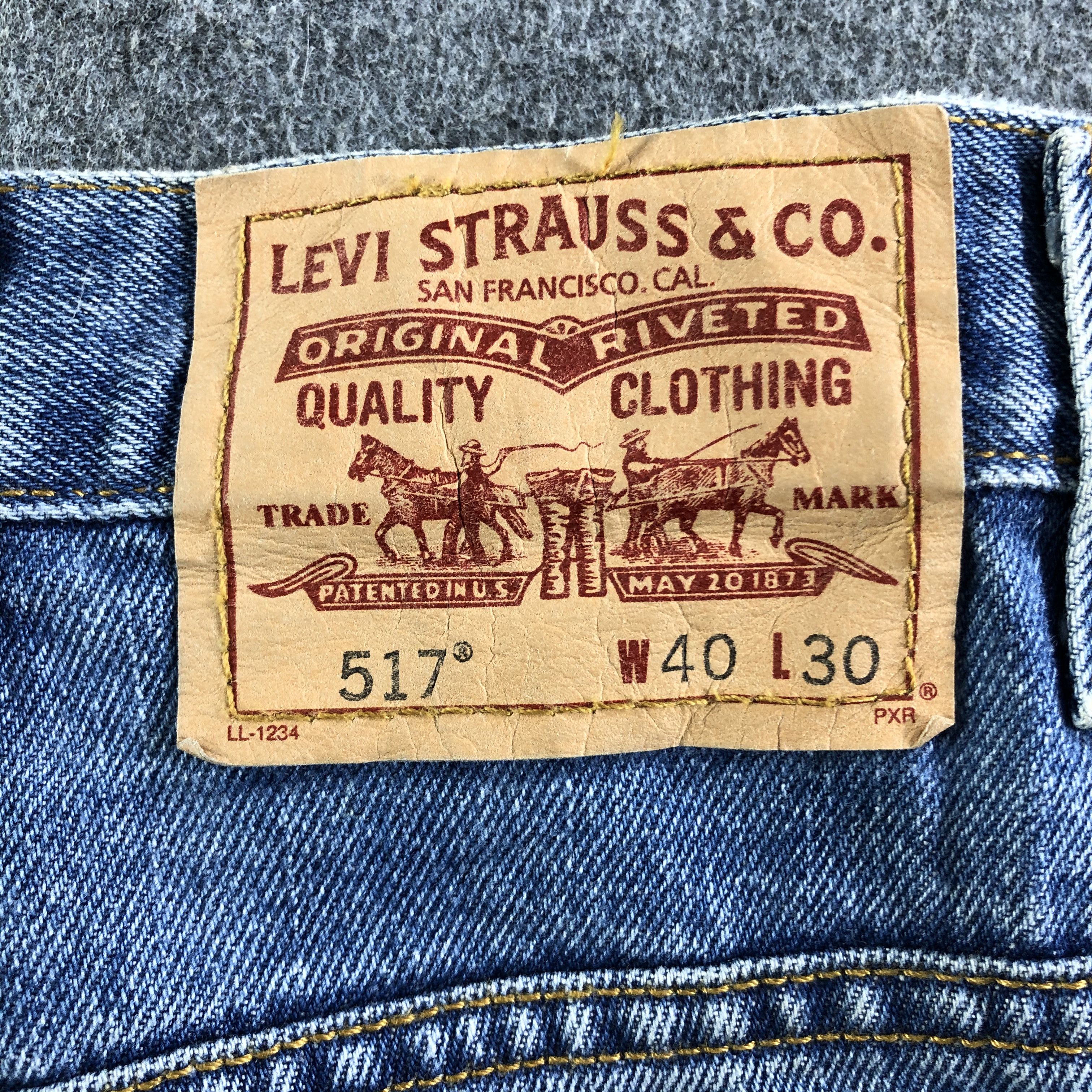 Levi's Vintage Blue Wash Levis 517 Jeans-J3466 Size US 41 - 5 Thumbnail