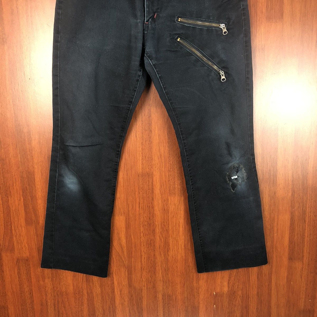 Japanese Brand × Seditionaries × Vintage Grangesta Standard punk ripped Dark Blue Pants #7476 Size 30" / US 8 / IT 44 - 3 Thumbnail