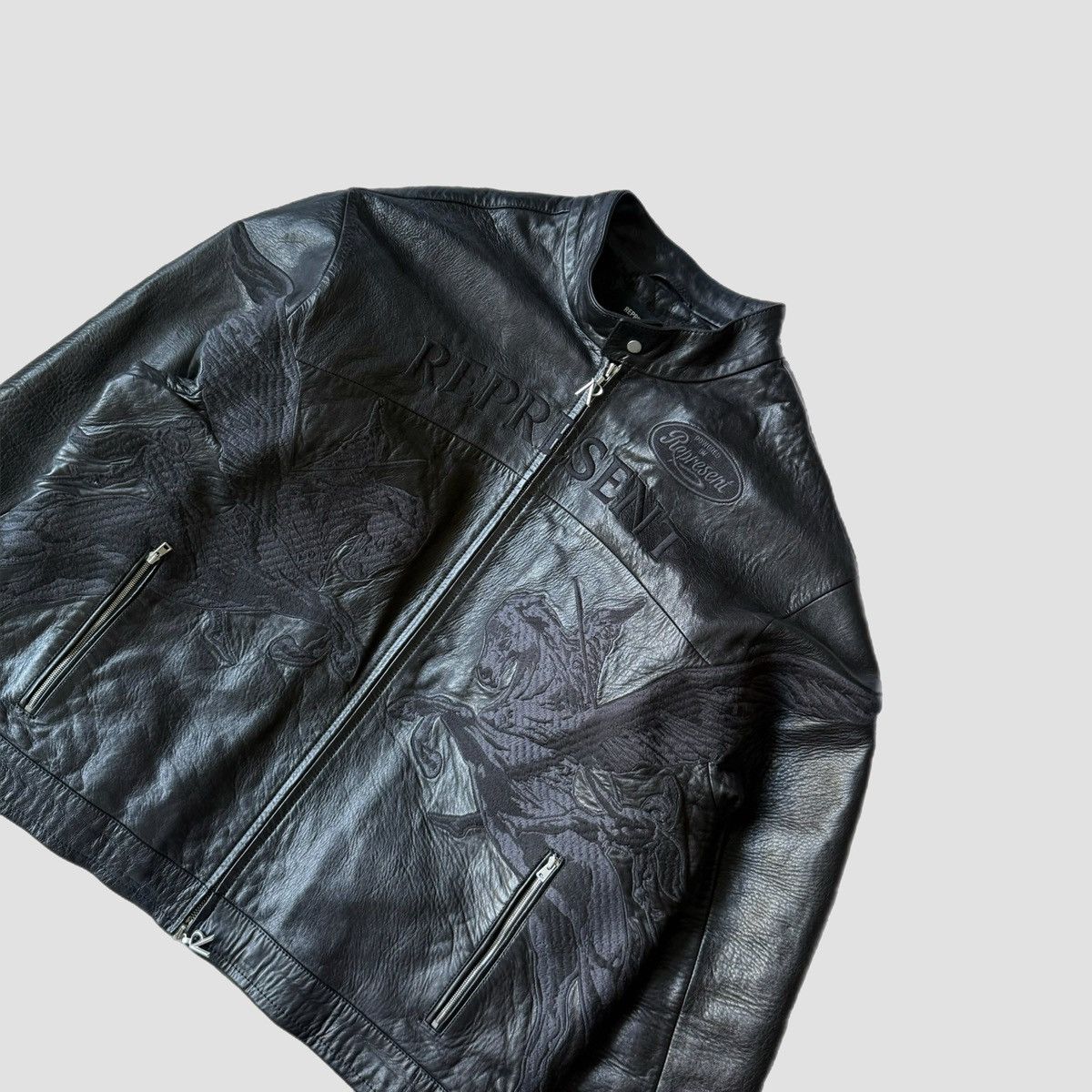 Represent Clo. Represent X Horizons Exclusive Collaboration Leather Jacket Size US L / EU 52-54 / 3 - 15 Thumbnail