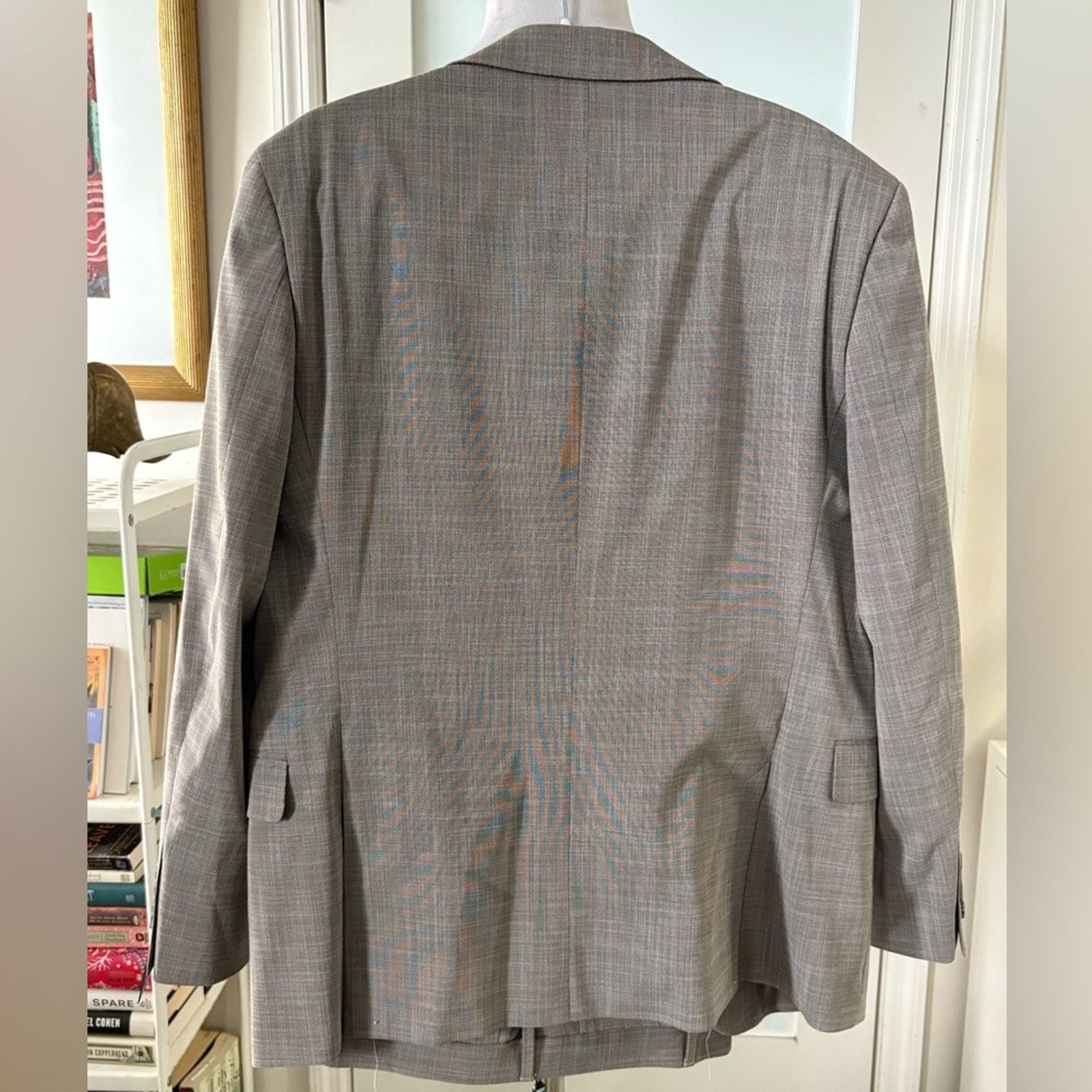 DKNY NWT- DKNY Men's Modern-Fit Natural Neat Suit -38 S Size 38S - 3 Thumbnail