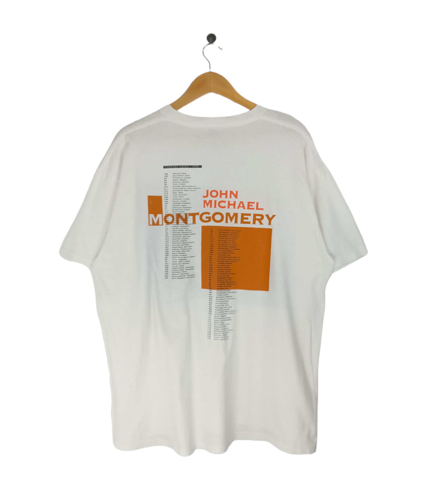 Country Road VINTAGE 1994 JOHN MICHAEL MONTGOMERY TOUR COUNTRY SINGER Size US XL / EU 56 / 4 - 2 Thumbnail