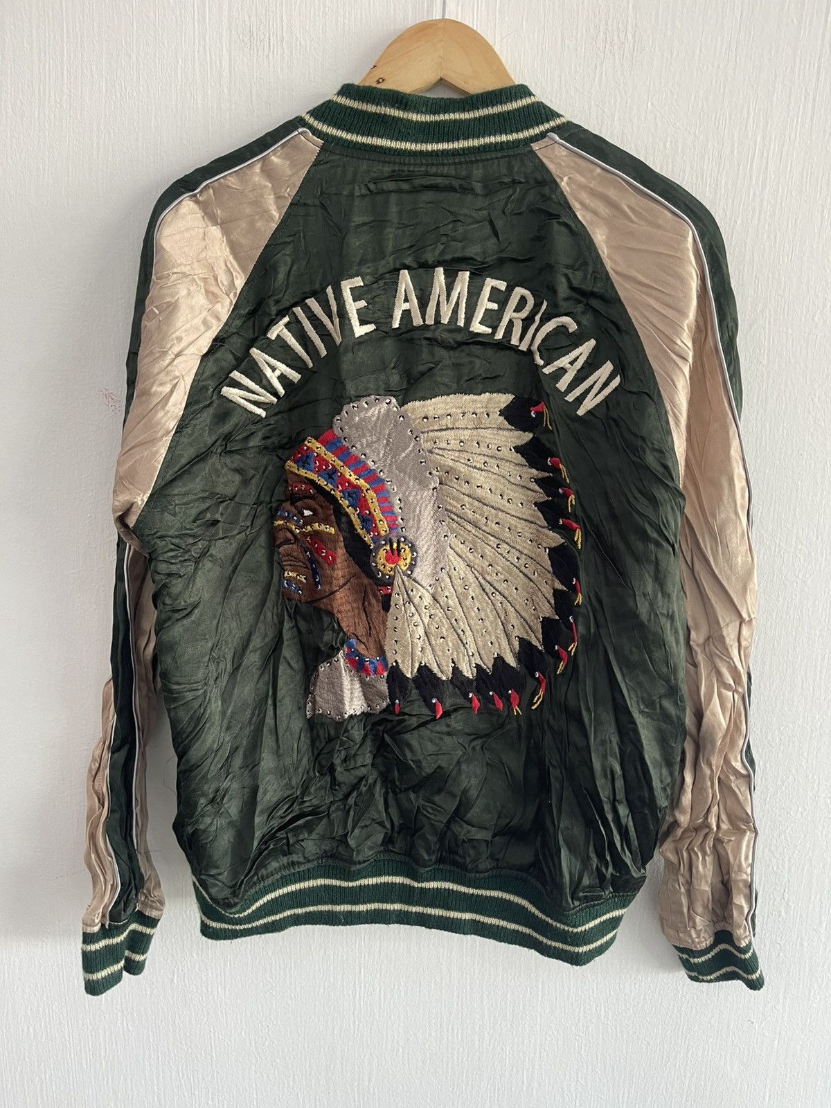 Japanese Brand Houston Sukajan Souvenier Jacket Reversible Size US XL / EU 56 / 4 - 2 Thumbnail
